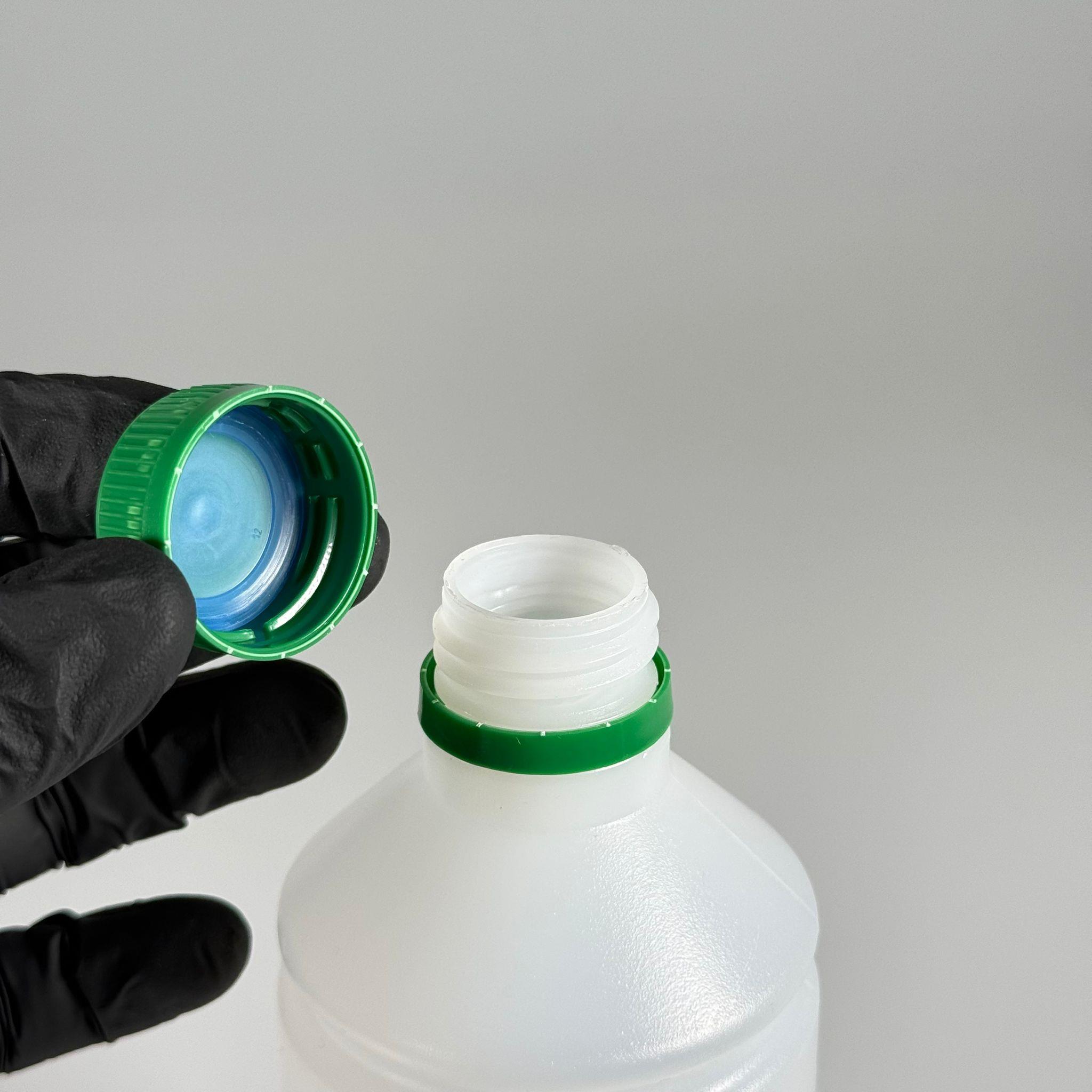 500 CC TİNER ŞİŞESİ - YEŞİL KİLİTLİ KAPAKLI - 500 ML KİMYASALA DAYANIKLI PLASTİK ŞİŞE - 0,5 LT POLİETİLEN ŞİŞE