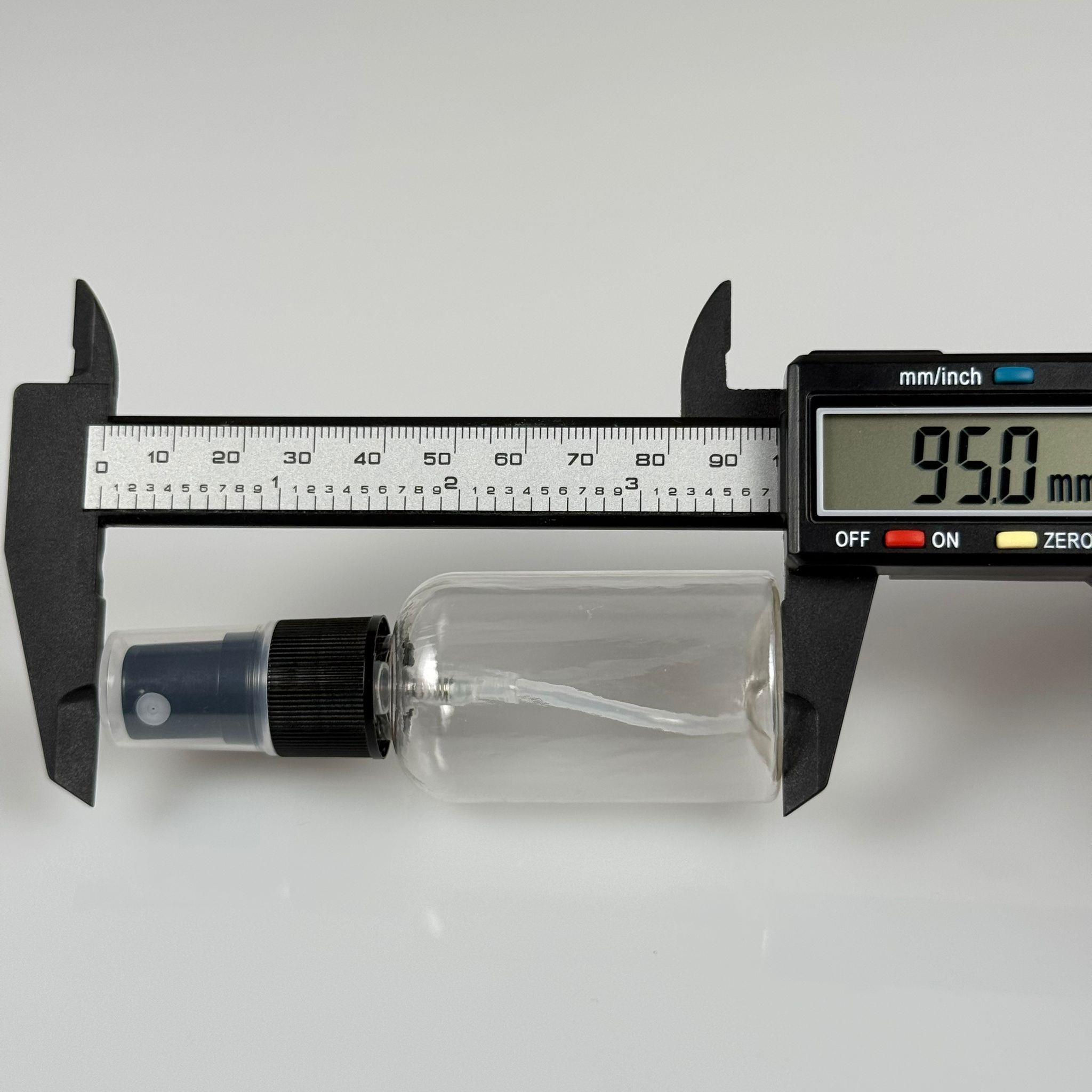 40 CC TOMBUL MODEL PLASTİK ŞİŞE - SİYAH SPREYLİ - 40 ML SPREYLİ PET ŞİŞE