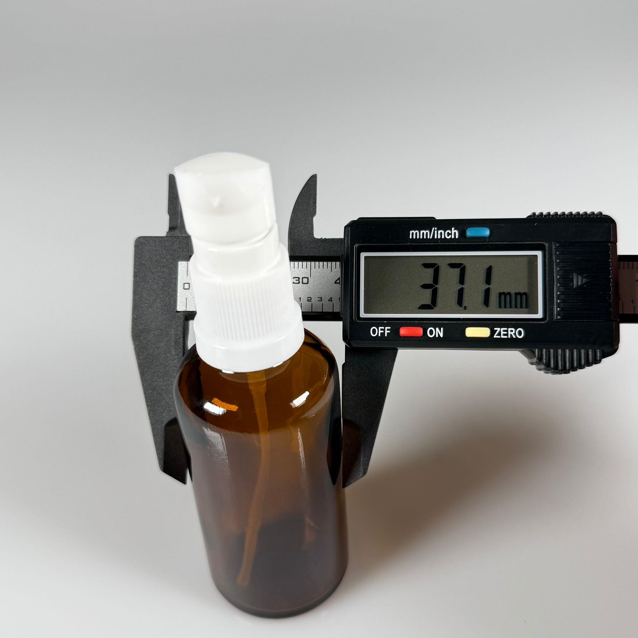 50 CC AMBER CAM ŞİŞE - SIZDIRMAZ ETEKLİ BEYAZ LOSYON POMPALI TAKIM - 50 ML LOSYON ŞİŞESİ - YAĞ, KREM GİBİ YOĞUN KIVAMLI SIVILAR İÇİN CAM AMBALAJ