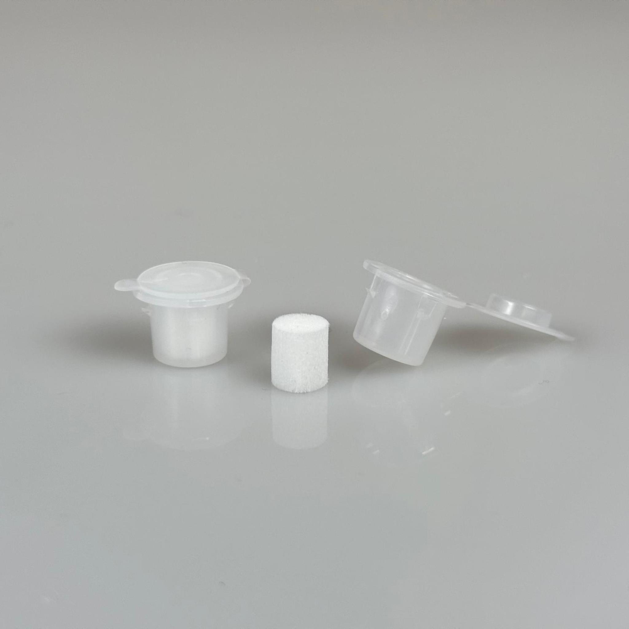TESTER İÇİN KAP - 1 ML PAMUKLU ODA KOKUSU VE PARFÜM TESTER AMBALAJI (KARTVİZİT VEYA KARTON KUTUYA MONTELENEBİLİR)