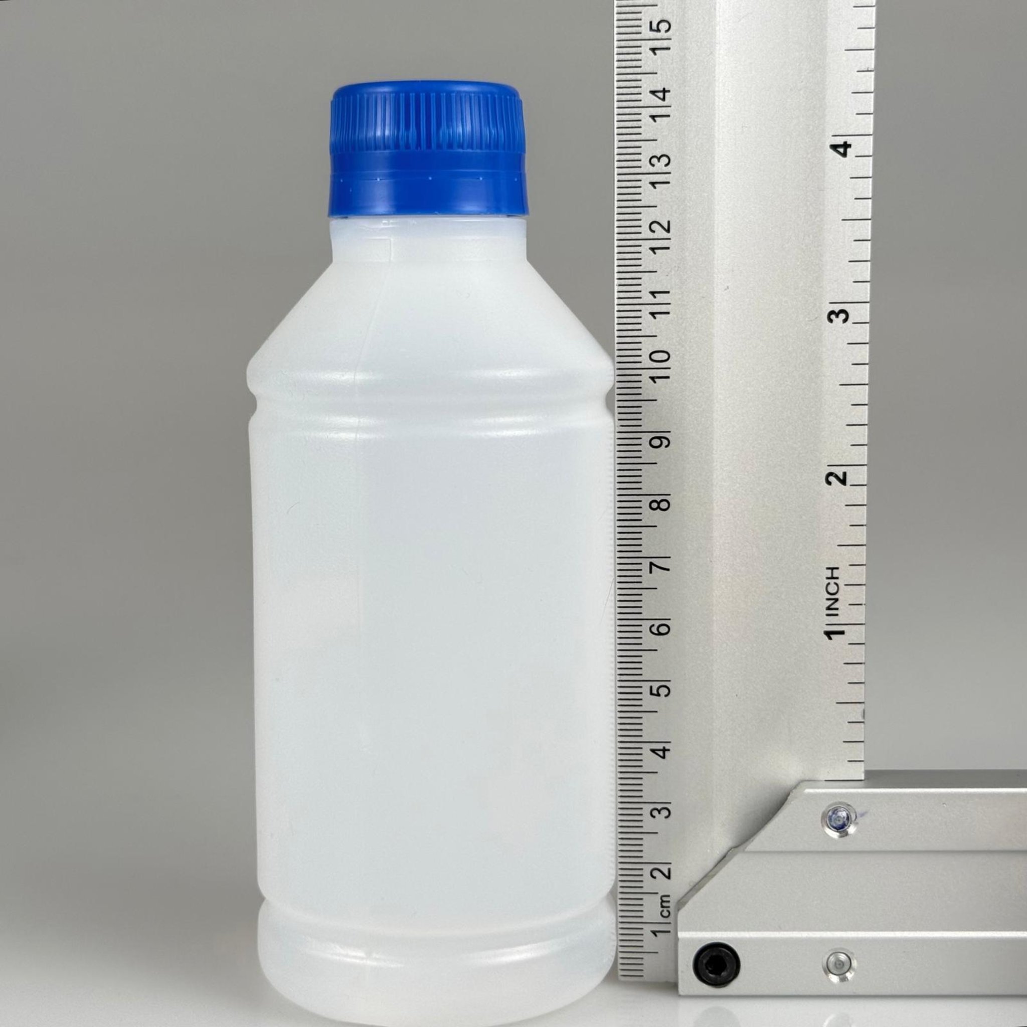 250 CC TİNER ŞİŞESİ - MAVİ KİLİTLİ KAPAKLI - 250 ML KİMYASALA DAYANIKLI PLASTİK ŞİŞE - 0,25 LT POLİETİLEN ŞİŞE