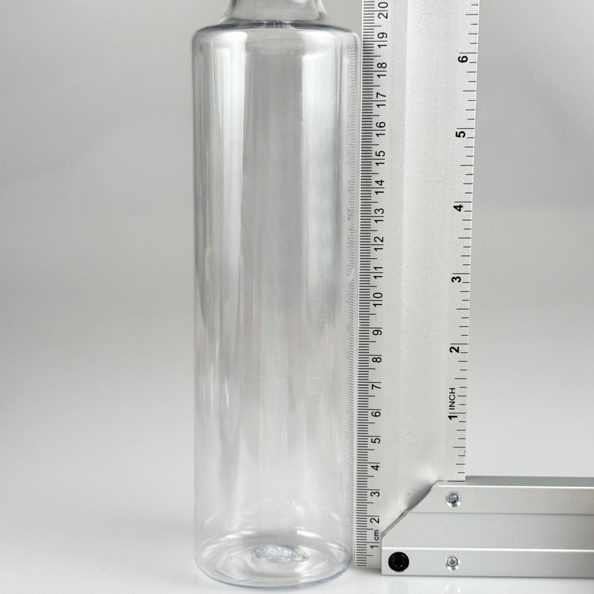 500 CC DORİKA SİLİNDİR PET ŞİŞE + ALÜMİNYUM KAPLAMALI GÜMÜŞ KAPAKLI TAKIM - 500 ML DORİKA PLASTİK ŞİŞE