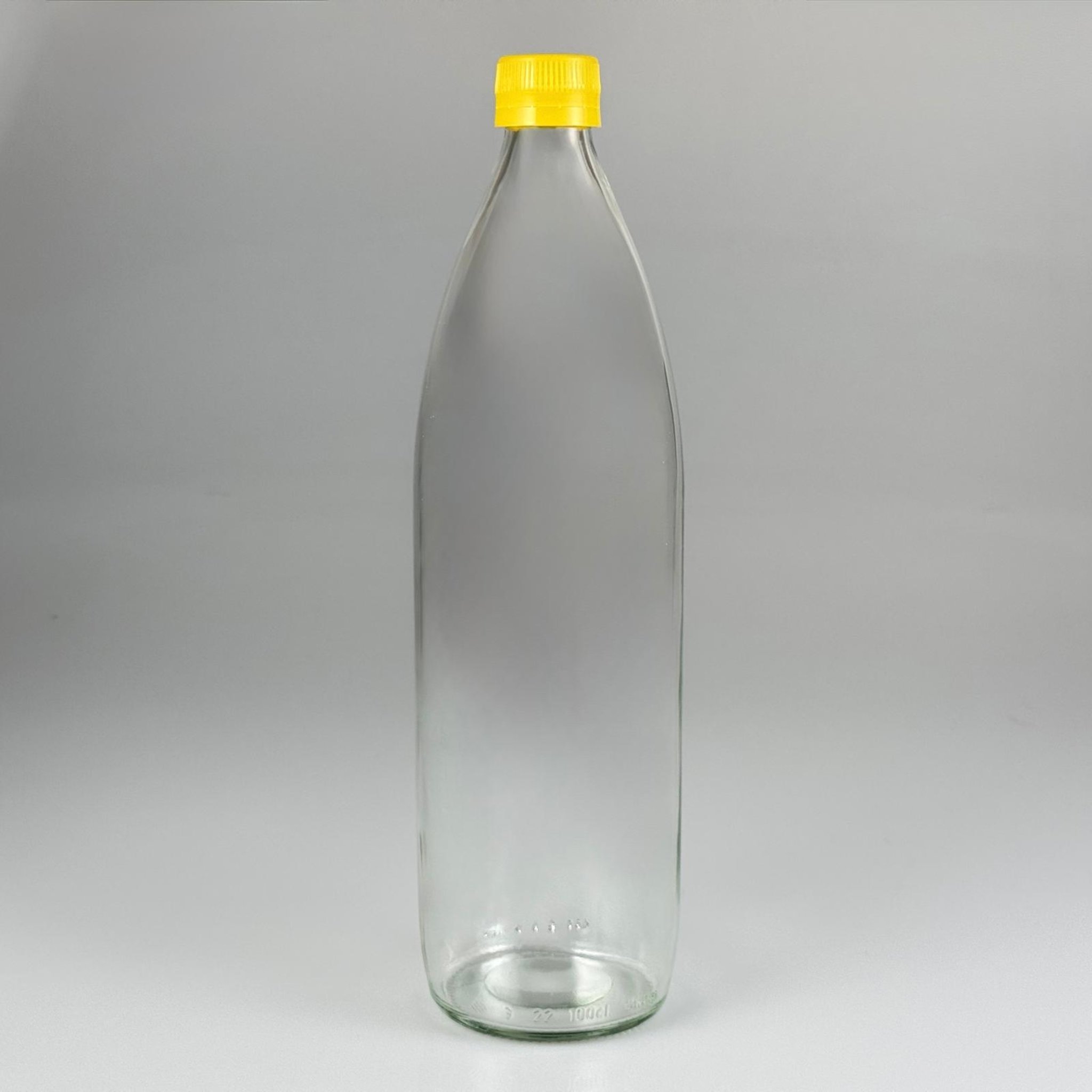 1000 CC CAM ŞİŞE - SARI KİLİTLİ KAPAKLI - 1 LİTRE CAM ŞİŞE - 1000 ML KAPAKLI CAM ŞİŞE