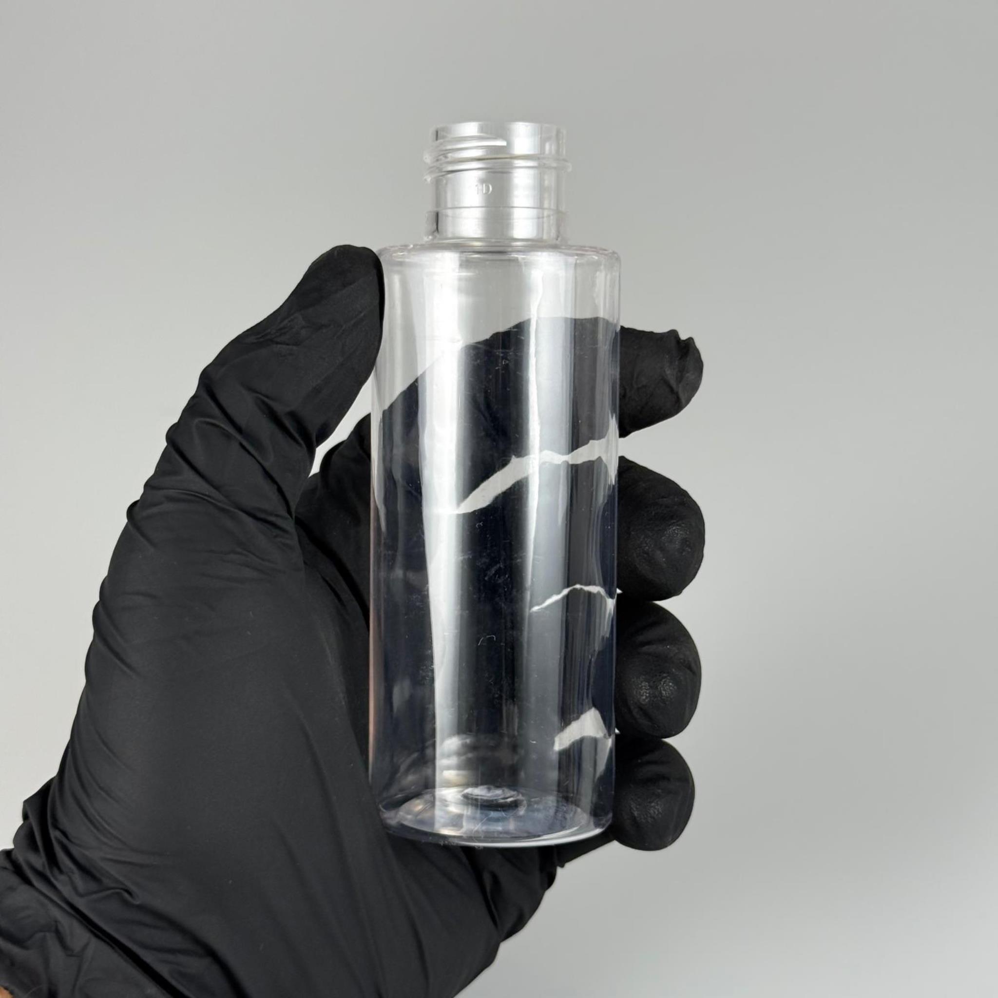 100 CC SİLİNDİR KESKİN KÜT MODEL SERT (17 GR) PET ŞİŞE - KAPAKSIZ - AĞIZ ÇAPI 24 MM - ŞEFFAF