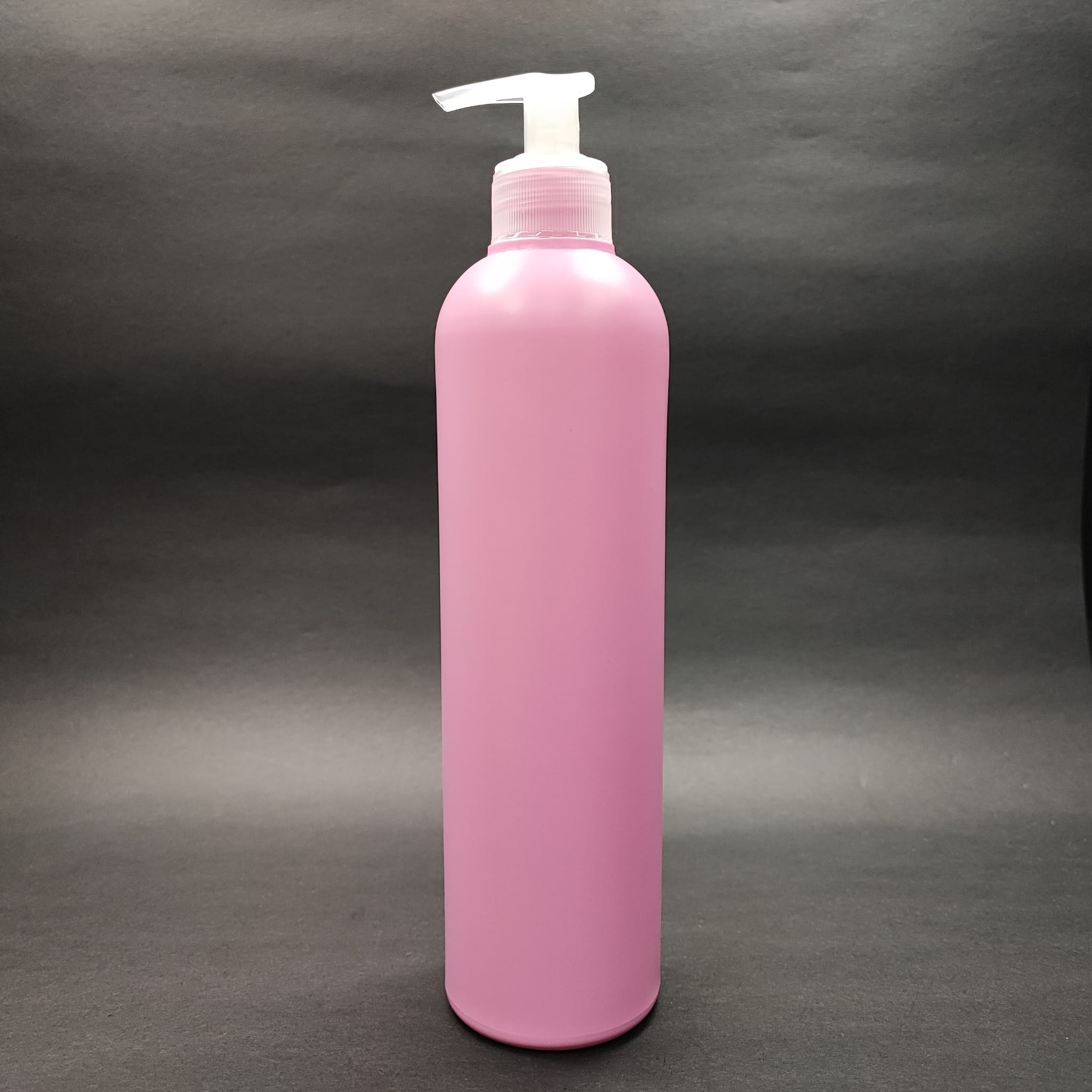 500 CC PEMBE POLİETİLEN PE ŞAMPUAN ŞİŞESİ - ŞEFFAF SIVI SABUN POMPALI - 500 ML PE ŞAMPUAN ŞİŞESİ