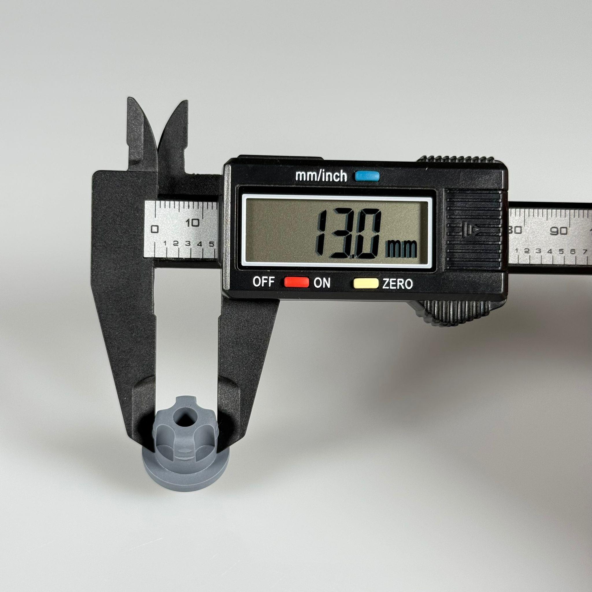 PENİSİLİN FLAKON KAUÇUK TAPA - BUTIL TAPA - UZUN GRİ (20 AĞIZ FLAKON ŞİŞELERE UYAR)