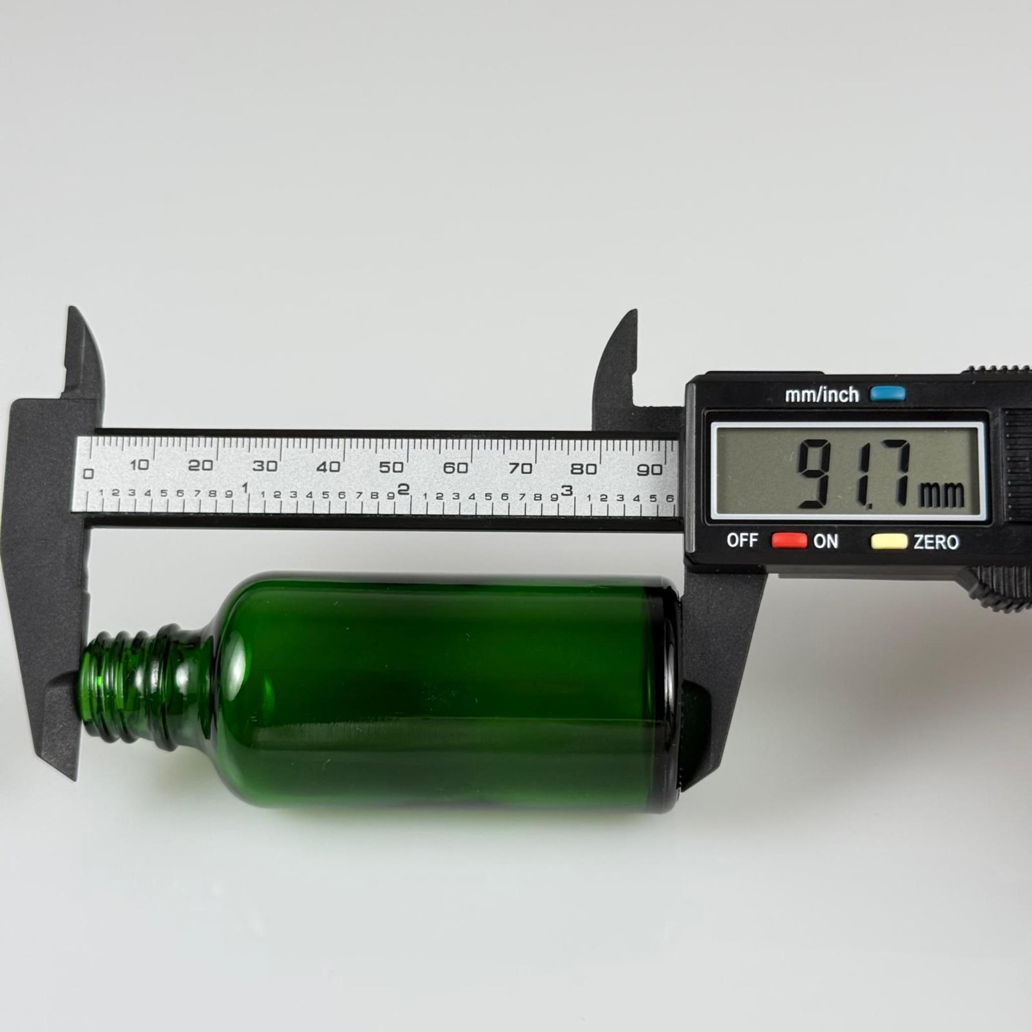 50 CC YEŞİL CAM ŞİŞE 18 MM İTHAL