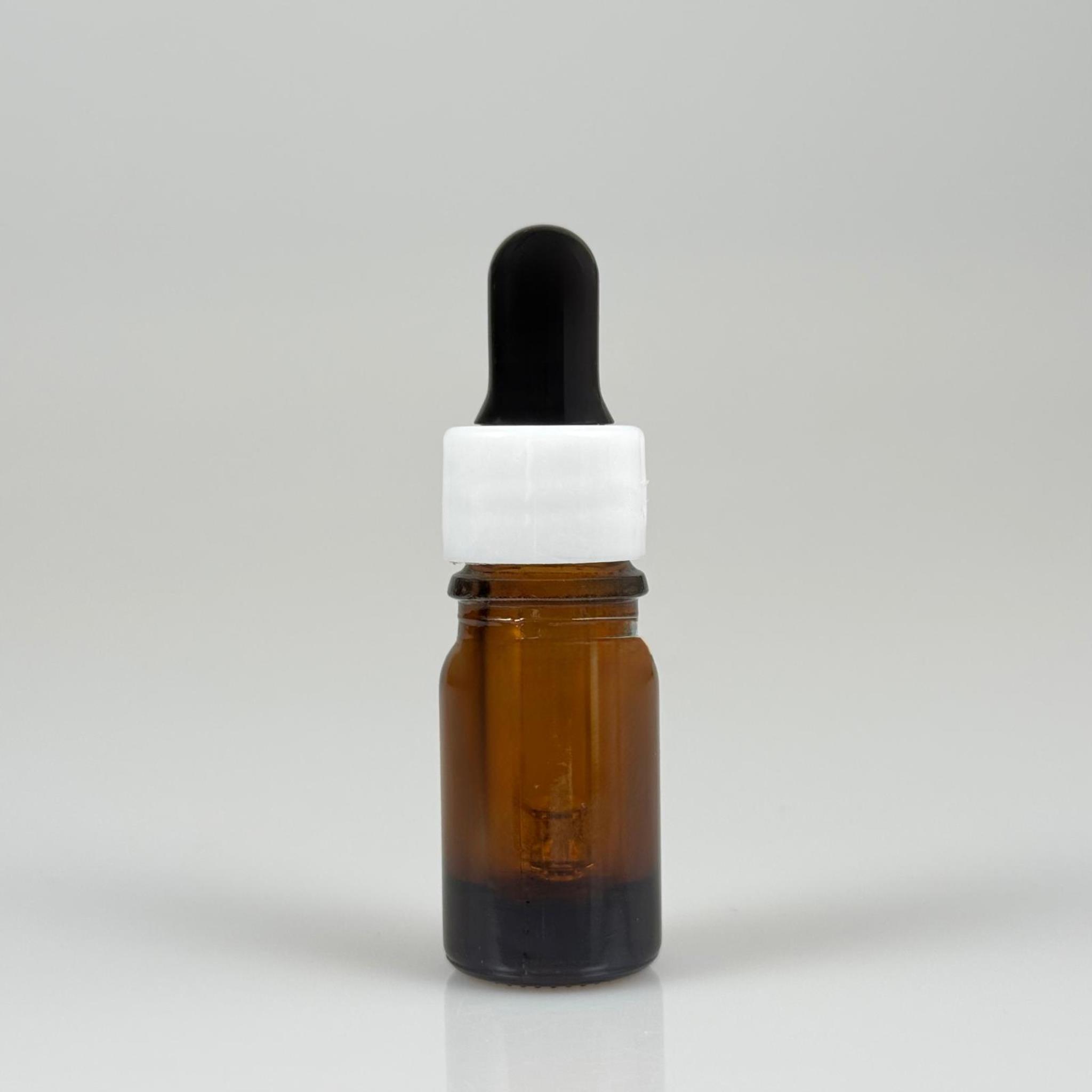 5 CC AMBER CAM DAMLALIKLI ŞİŞE - SİYAH EMZİK + BEYAZ DÜZ KAPAK + CAM PİPET TAKIM - 5 ML KAHVERENGİ DAMLALIKLI ŞİŞE SETİ