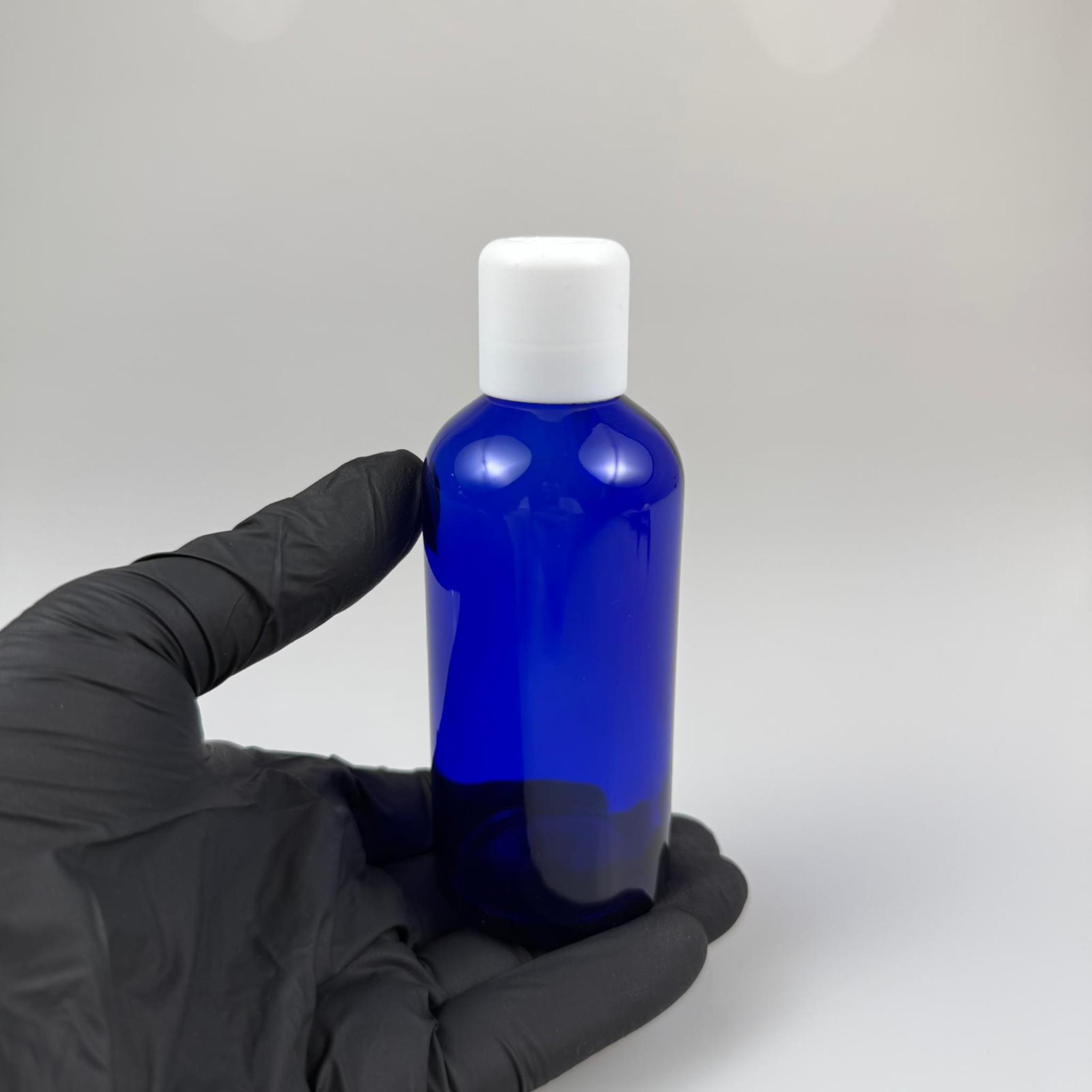 100 CC MAVİ CAM ŞİŞE + İÇTEN DAMLALIKLI ÇOCUK KİLİTLİ BEYAZ KAPAK - MAVİ 100 ML KİLİT KAPAKLI DAMLATMALI ŞİŞE