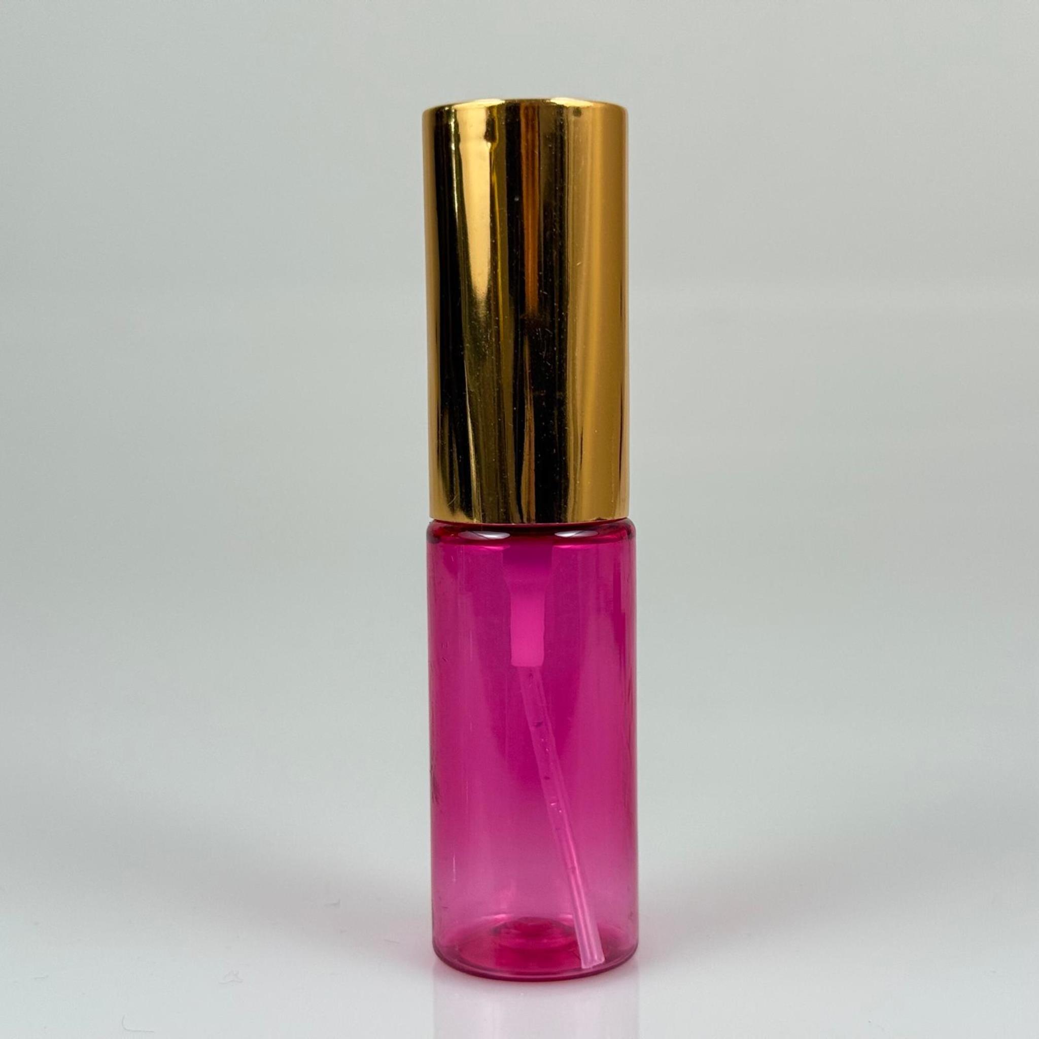 15 ML PET KOLONYA, PARFÜM VB ŞİŞELERİ - METAL ALÜMİNYUM GOLD KAPAK + VİDALI SPREY + 15 CC PEMBE ŞİŞE SET TAKIM
