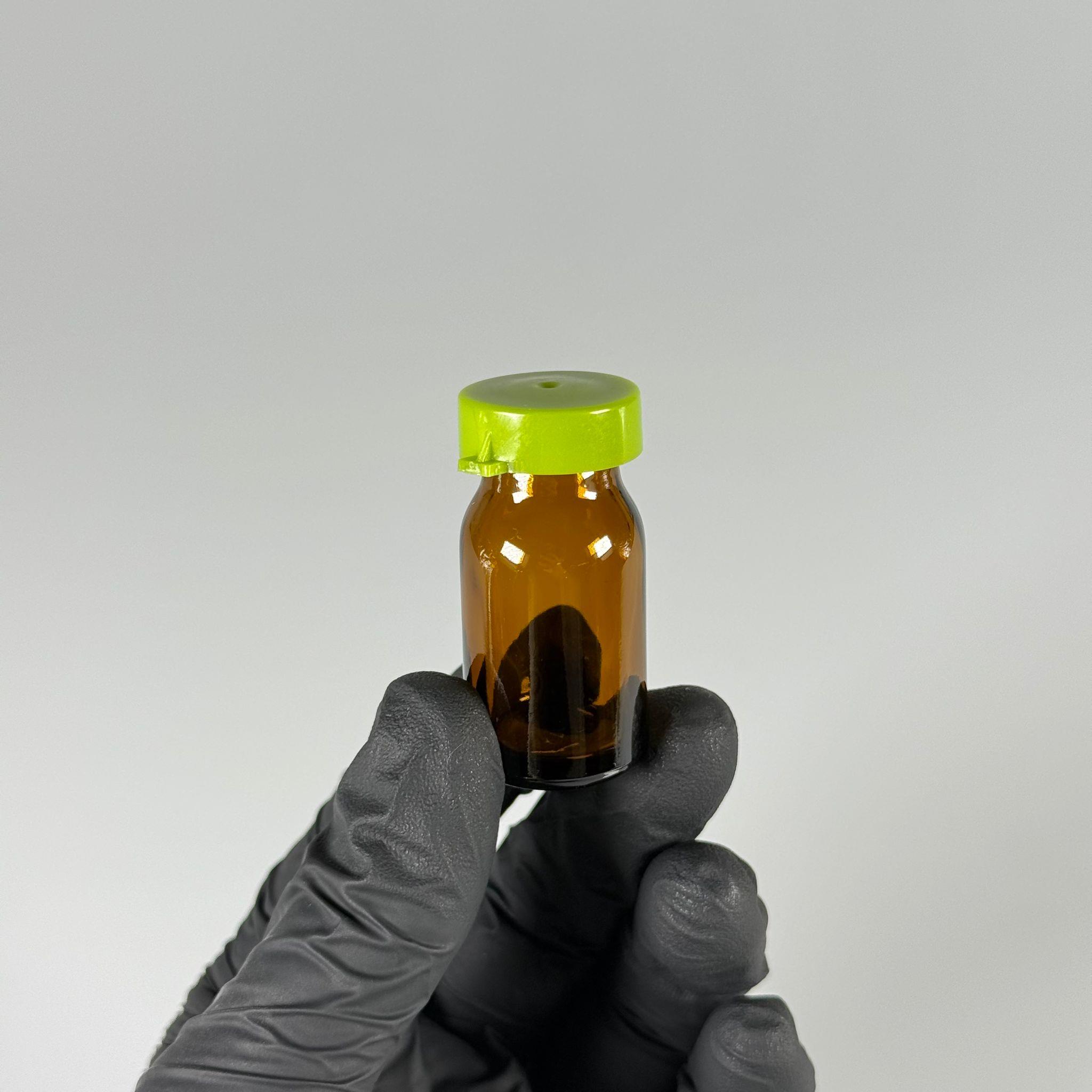 8 CC AMBER KAHVERENGİ CAM PENİSİLİN FLAKON ŞİŞE - 8 ML CAM ŞİŞE YEŞİL SIZDIRMAZ KAPAKLI