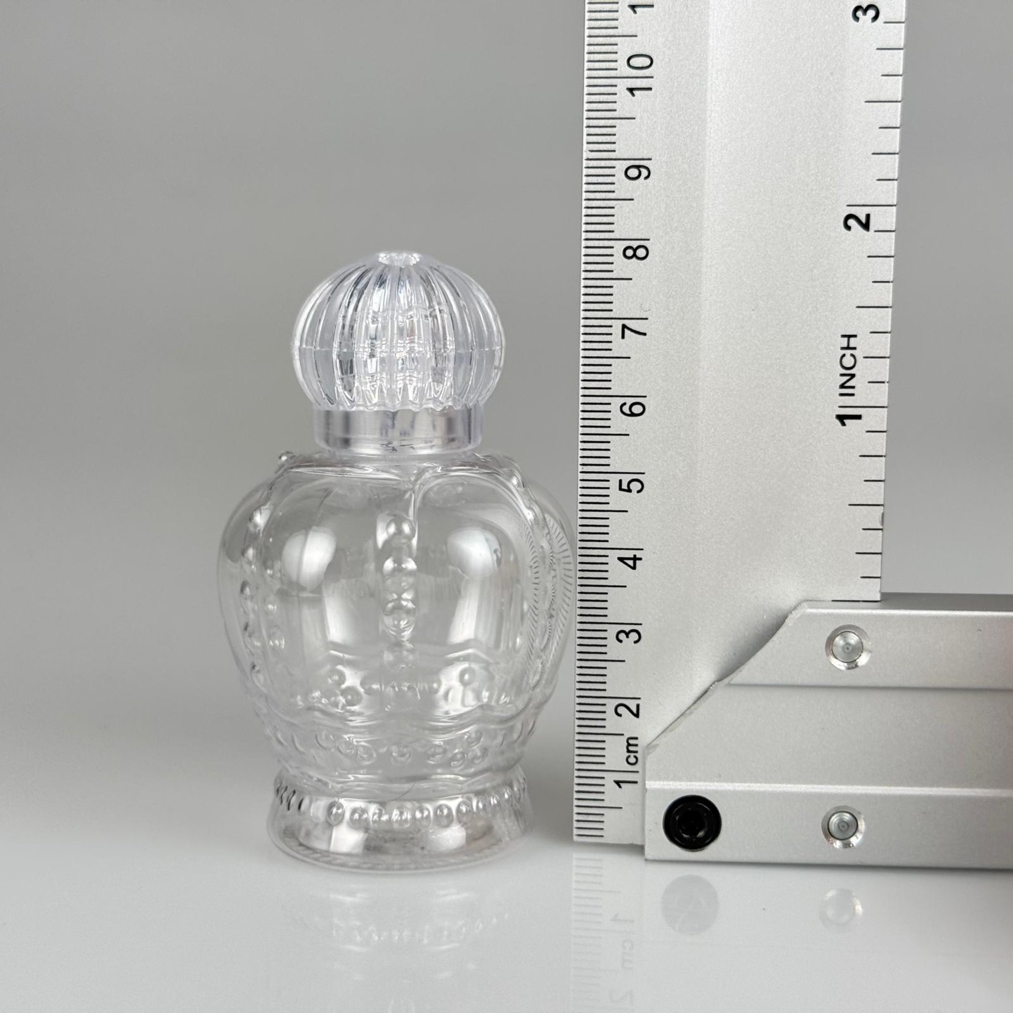 60 CC PET KRAL TACI ŞİŞE -  KRİSTAL KAPAKLI KOLONYA TIPALI TAKIM - 60 ML BOŞ PLASTİK KOLONYA ŞİŞELERİ