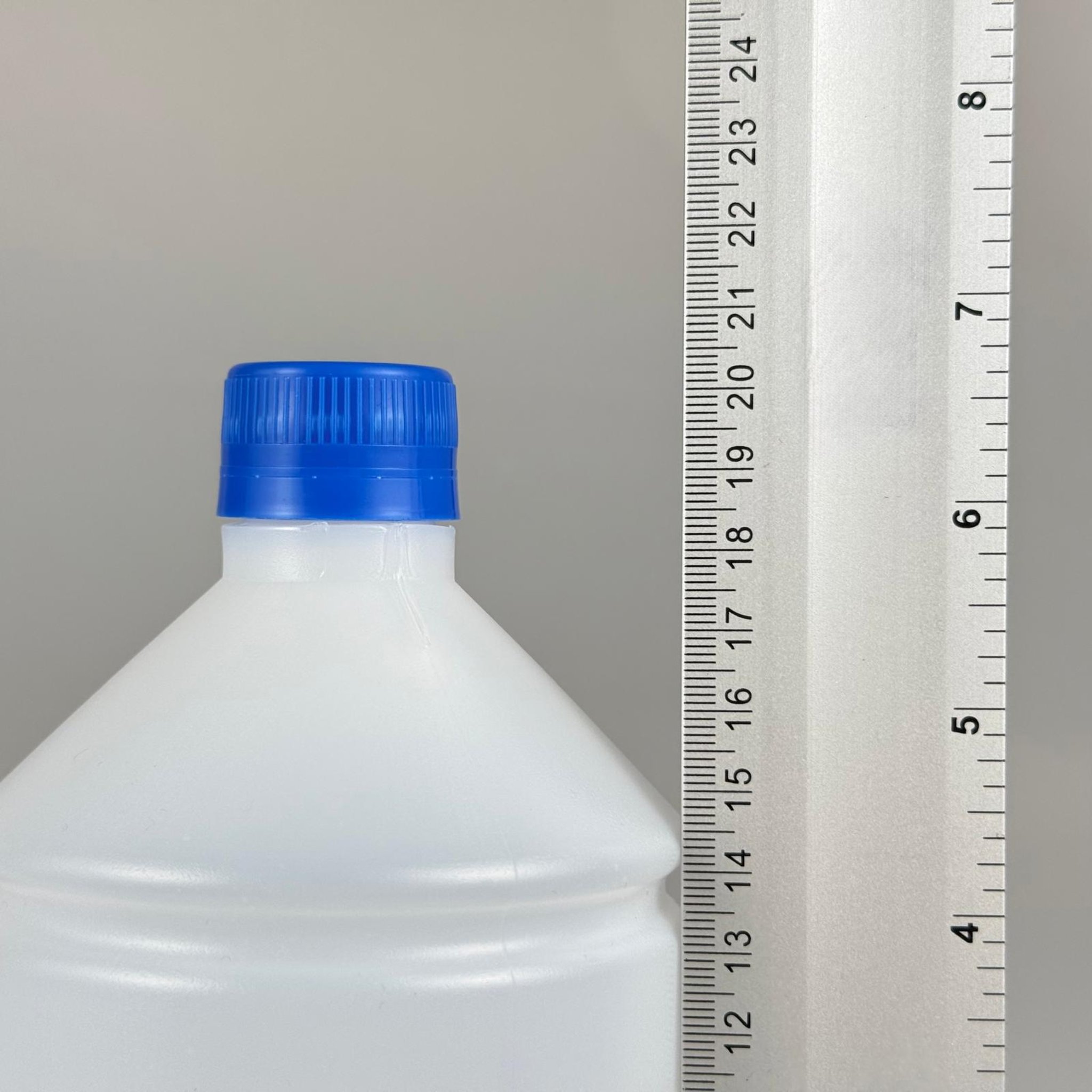 1000 CC TİNER ŞİŞESİ - MAVİ KİLİTLİ KAPAKLI - 1000 ML KİMYASALA DAYANIKLI PLASTİK ŞİŞE - 1 LT POLİETİLEN ŞİŞE
