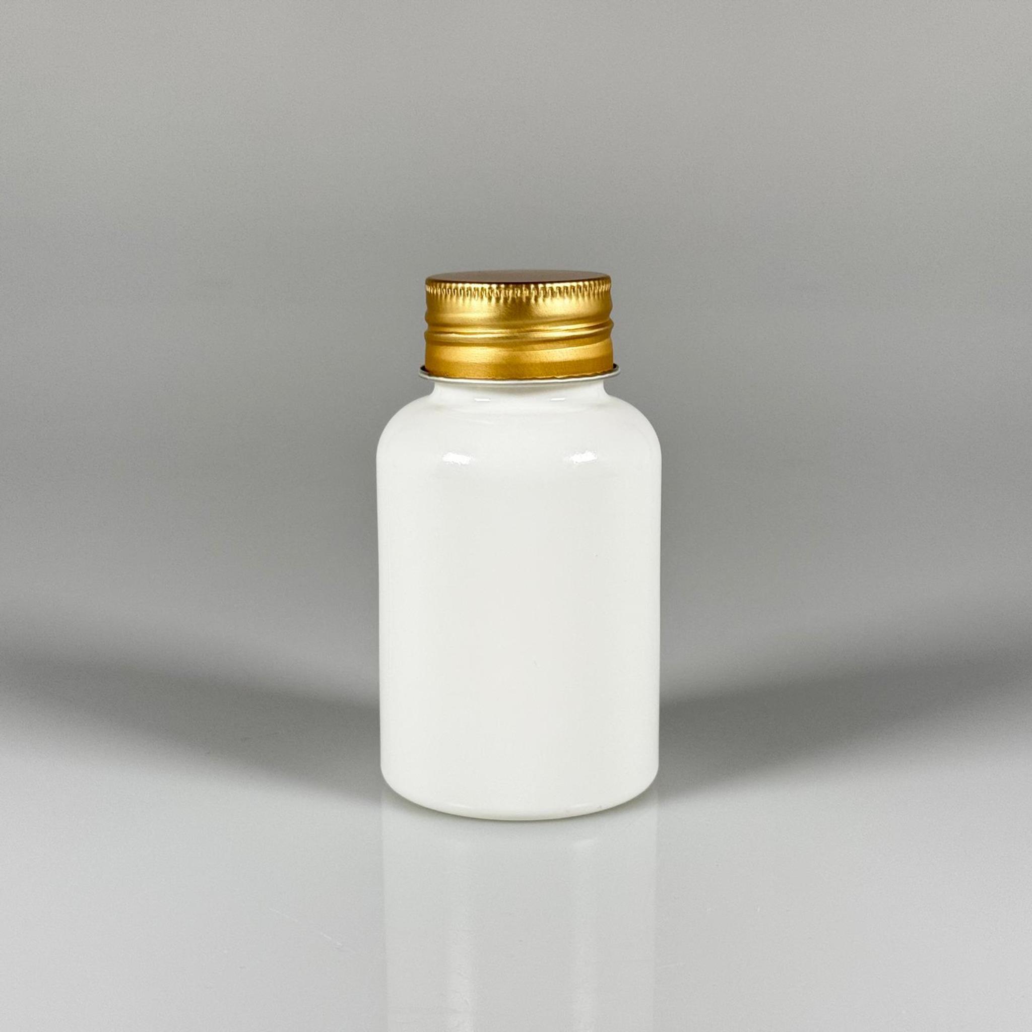 150 CC PE TABLET KUTUSU - CONTALI GOLD METAL KAPAKLI - 150 ML POLİETİLEN KAPSÜL KUTUSU - İLAÇ ŞİŞESİ - MEDİKAL AMBALAJ