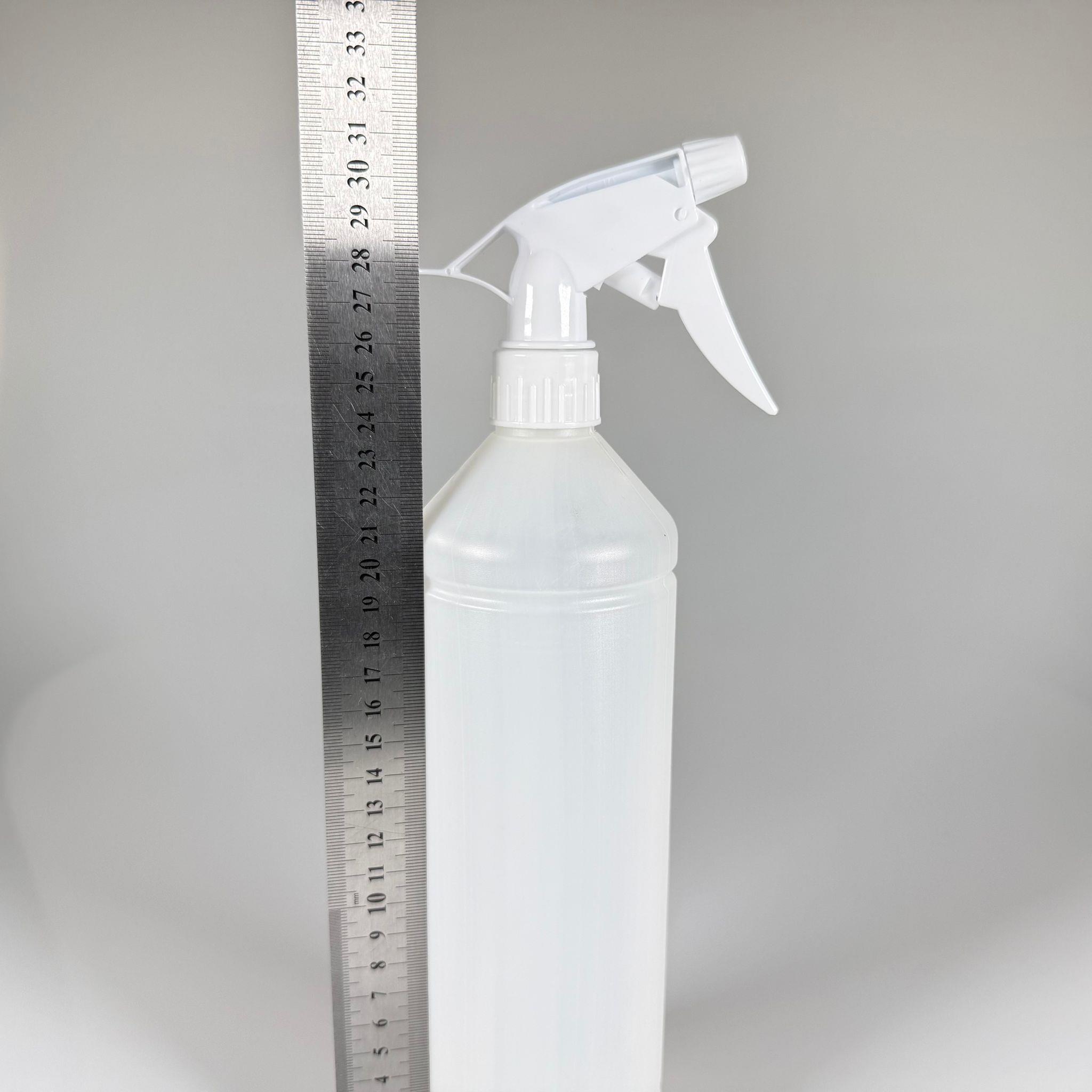 1000 CC TİNER ŞİŞESİ - BEYAZ DOZAJLI KİMYASALA DAYANIKLI TRİGER TETİK SPREYLİ - 1000 ML KİMYASALA DAYANIKLI PLASTİK ŞİŞE - 1 LT POLİETİLEN ŞİŞE - UZUN