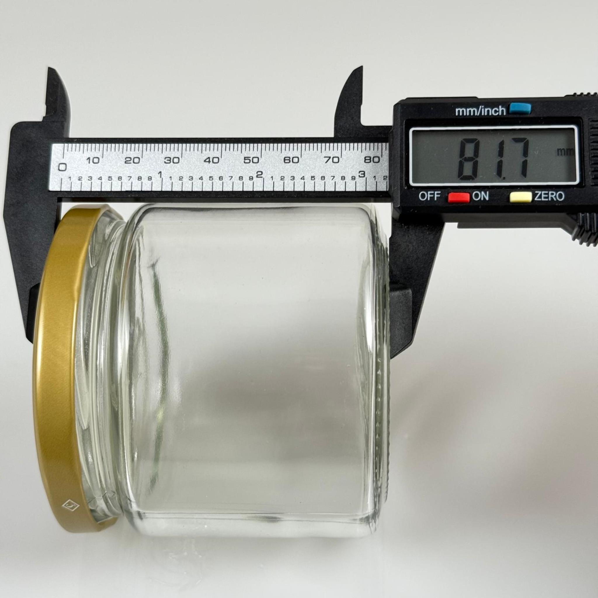 370 CC CAM KAVANOZ - GOLD KUŞAKLI METAL KAPAKLI - 370 ML BAL , PEKMEZ , KONSERVE , MAGNOLİA VB KAVANOZLARI