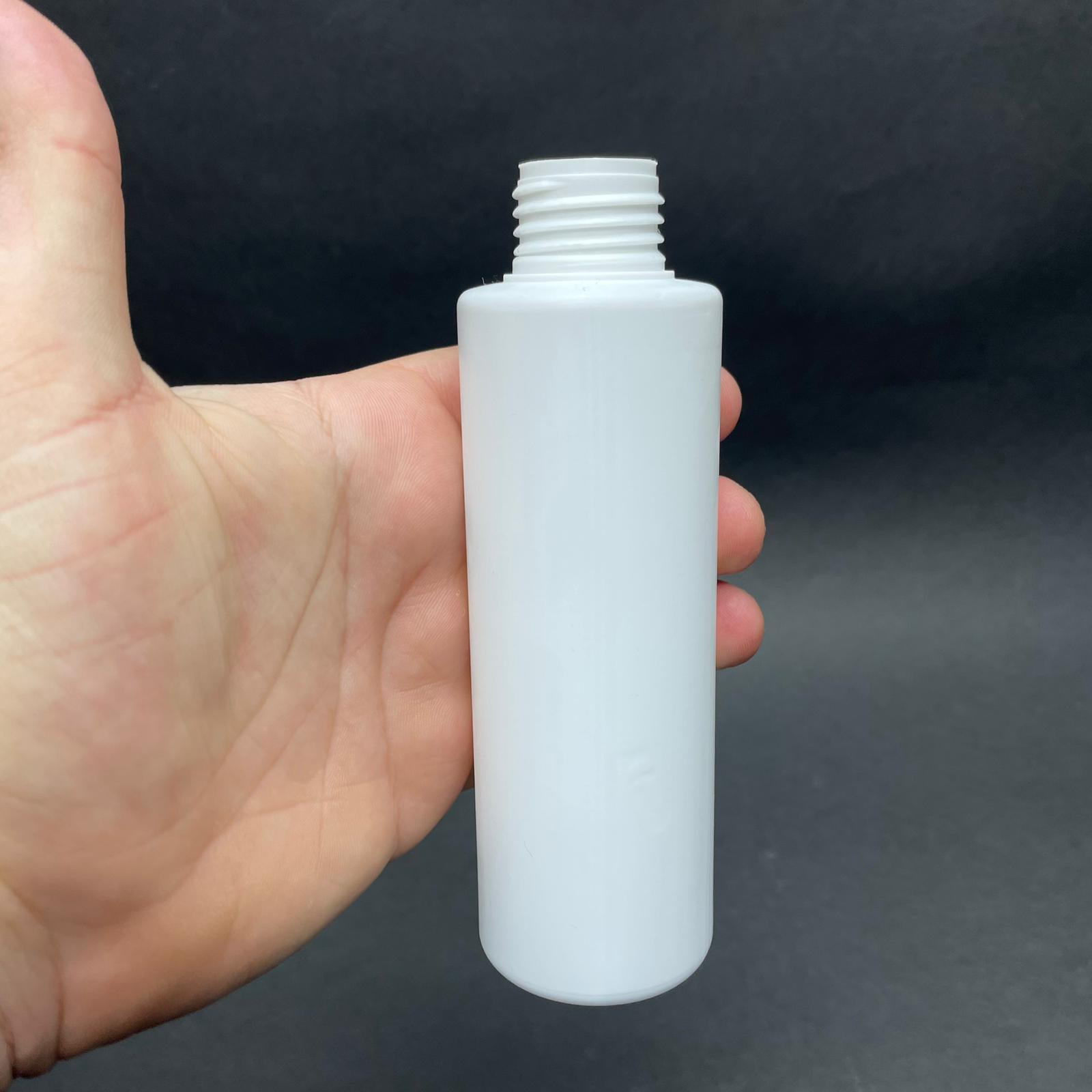 150 CC MAT BEYAZ SERT POLİETİLEN ŞİŞE - GÜMÜŞ POMPALI - 150 ML BEYAZ PLASTİK ŞİŞE (YOĞUN KIVAMLI SIVILARDA TIKANMAZ)