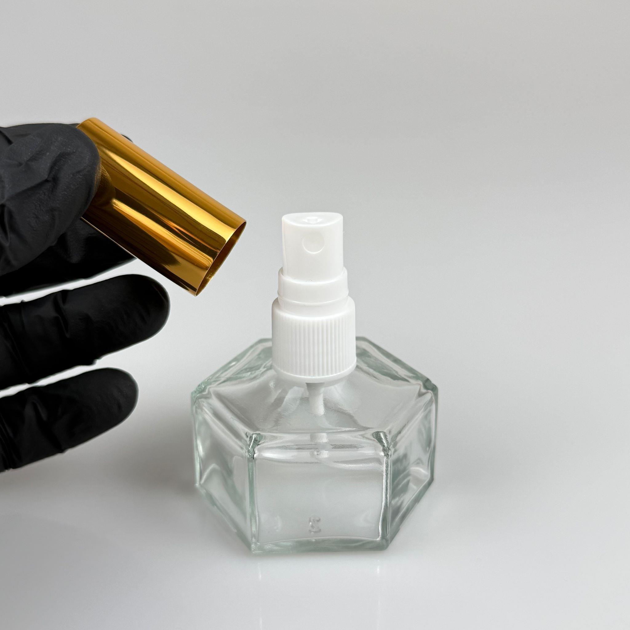 50 CC BASIK ALTIGEN CAM ŞİŞE - VİDALI GOLD SPREYLİ PARFÜM KOLONYA ŞİŞESİ TAKIM - 50 ML PRESTİJLİ ŞİŞE