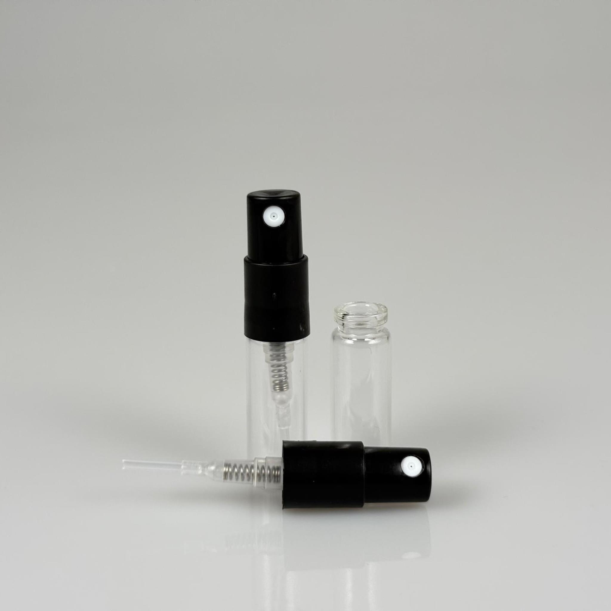 2 CC TESTER SPREYLİ CAM ŞİŞE - 2 ML TESTER ŞİŞE - TESTER PARFÜM ŞİŞESİ (bastırarak kapanır)