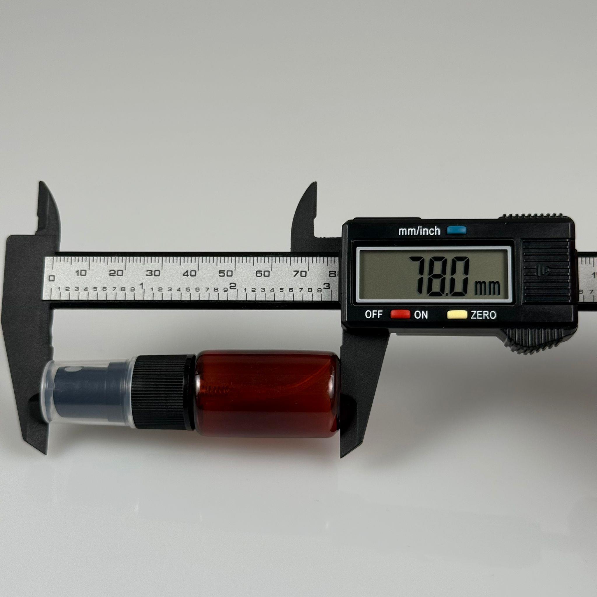 10 CC AMBER PET ŞİŞE - SİYAH SPREYLİ TESTER 10 ML PLASTİK ŞİŞE