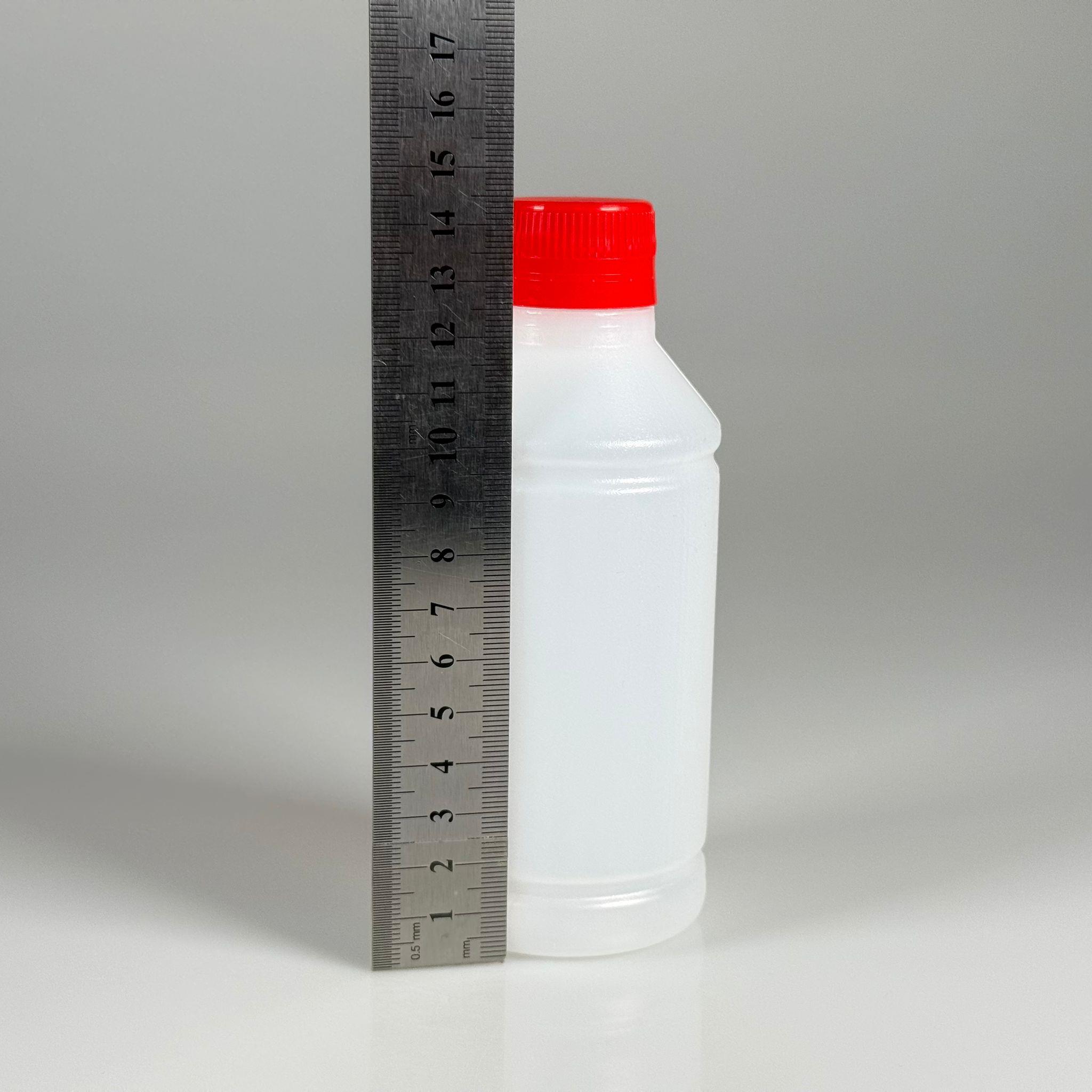 250 CC TİNER ŞİŞESİ - KIRMIZI KİLİTLİ KAPAKLI - 250 ML KİMYASALA DAYANIKLI PLASTİK ŞİŞE - 0,25 LT POLİETİLEN ŞİŞE