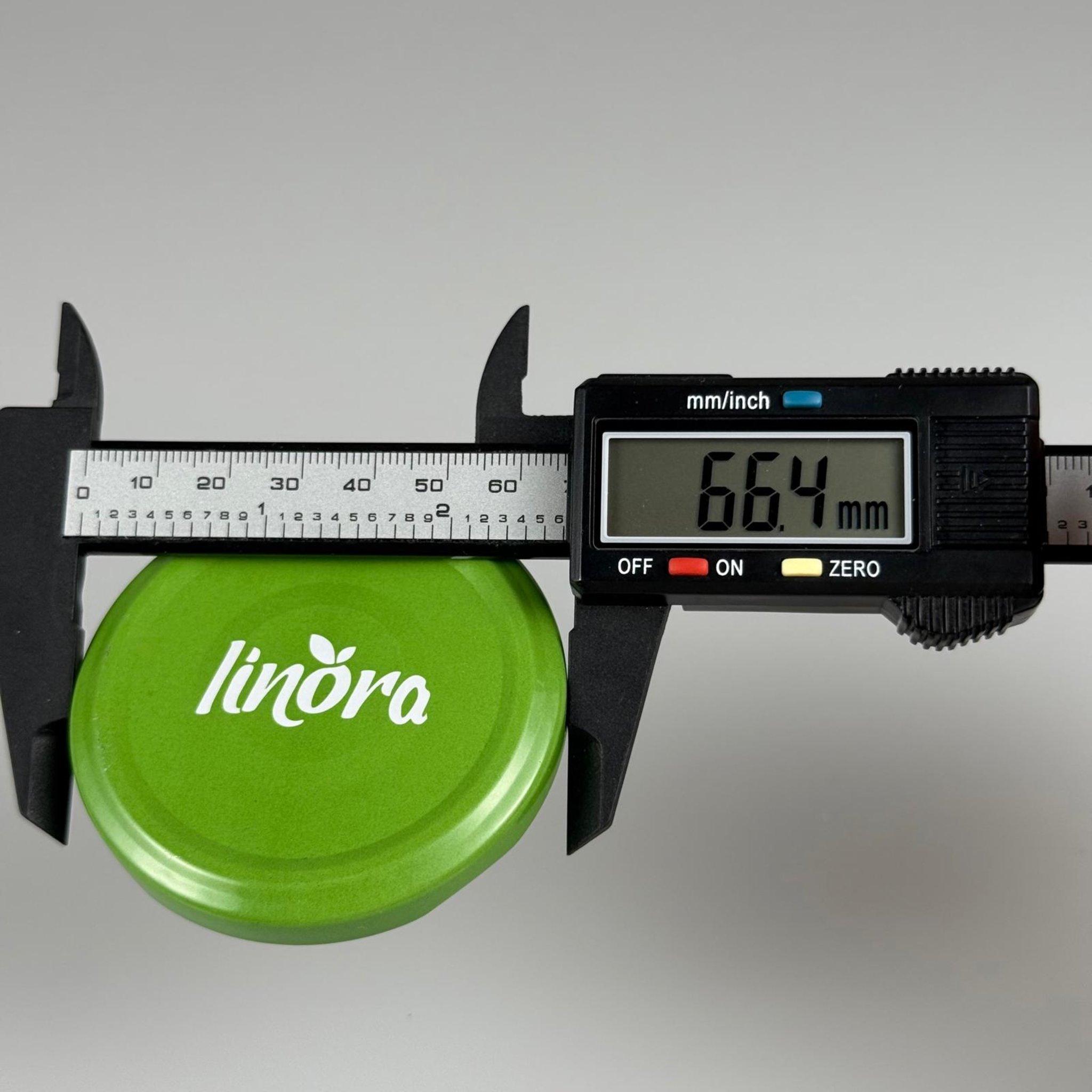 63 MM TWİST-OFF LİNORA BASKILI METAL KAPAK - 63 MM TWİST-OFF CAM KAVANOZ KAPAĞI