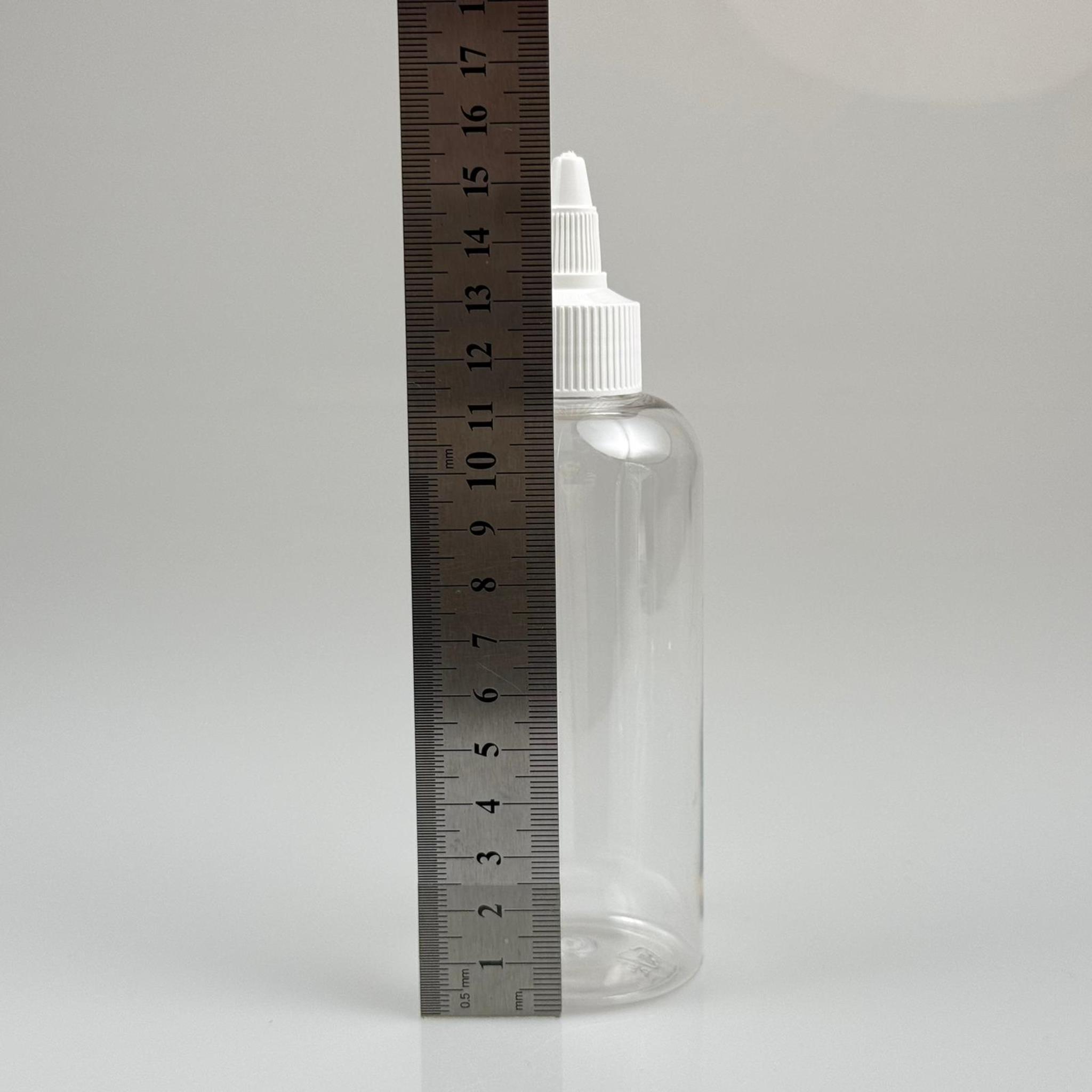 YAĞ, SOS, ACI SOS, SİRKE, SRIRACHA, MÜREKKEP, TUTKAL AKITICI VB BOŞ ŞİŞELERİ - BEYAZ SİVRİ TWİST AKITICI KAPAK + 200 ML OVAL PET PLASTİK ŞİŞE TAKIM