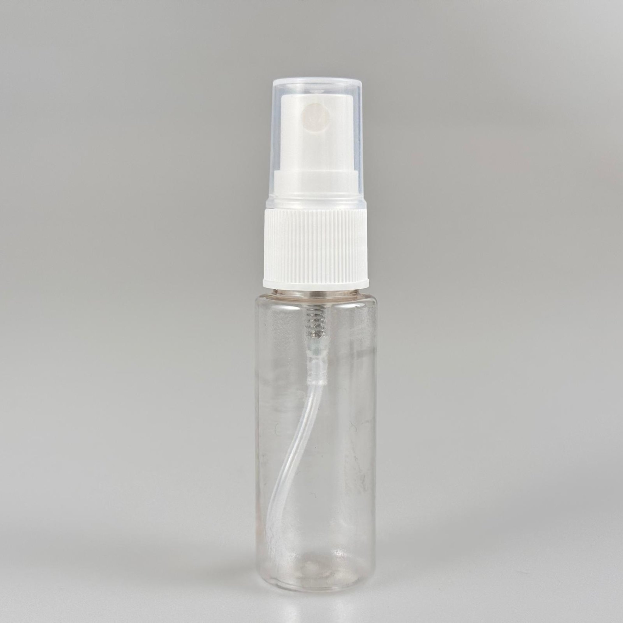 20 CC ŞEFFAF PET ŞİŞE - BEYAZ SPREYLİ TESTER 20 ML PLASTİK ŞİŞE