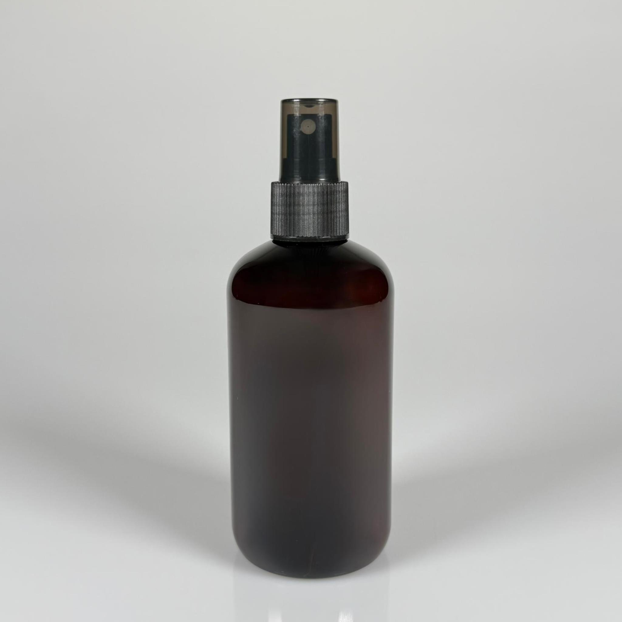 250 CC AMBER ŞİŞE - SİYAH SPREYLİ - 250 ML SPREYLİ PLASTİK ŞİŞE - ZEYNEP MODEL PET ŞİŞE