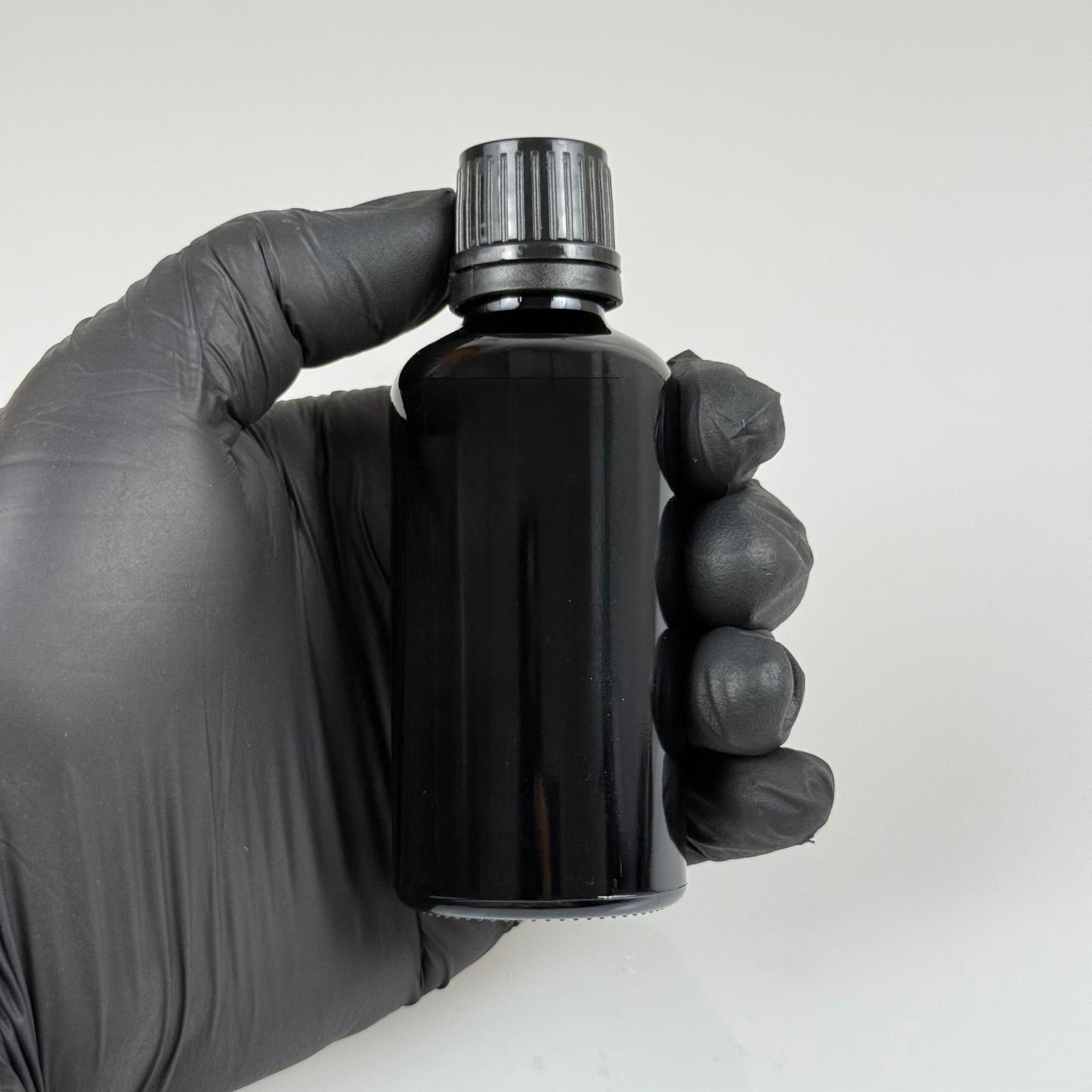 50 CC SİYAH SİYAH KİLİT KAPAKLI - KÖR TIPALI CAM ŞİŞE - 50 ML SİYAH STANDART KİLİTLİ KAPAKLI KÖR TIPALI CAM ŞİŞE