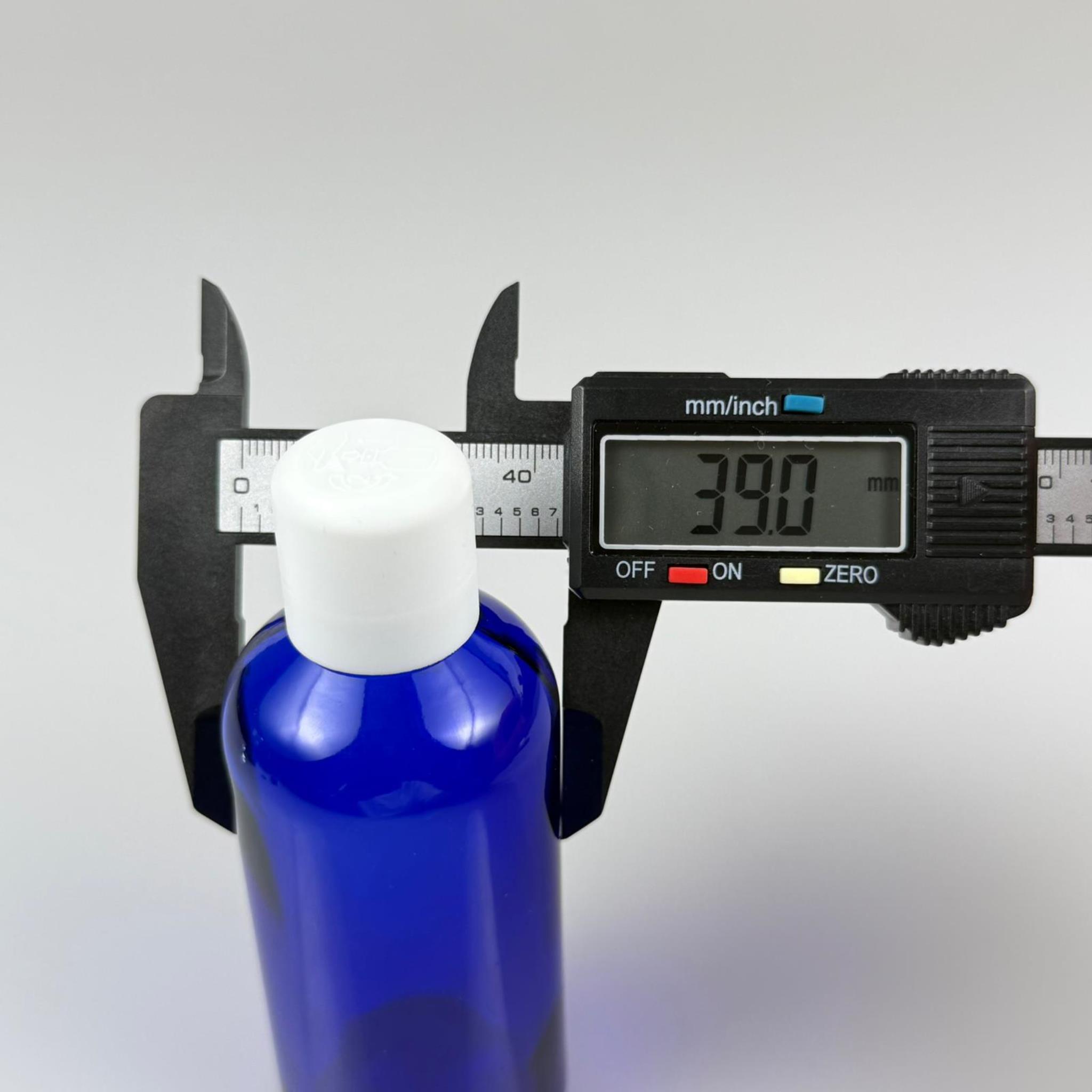 100 CC MAVİ CAM ŞİŞE + İÇTEN DAMLALIKLI ÇOCUK KİLİTLİ BEYAZ KAPAK - MAVİ 100 ML KİLİT KAPAKLI DAMLATMALI ŞİŞE