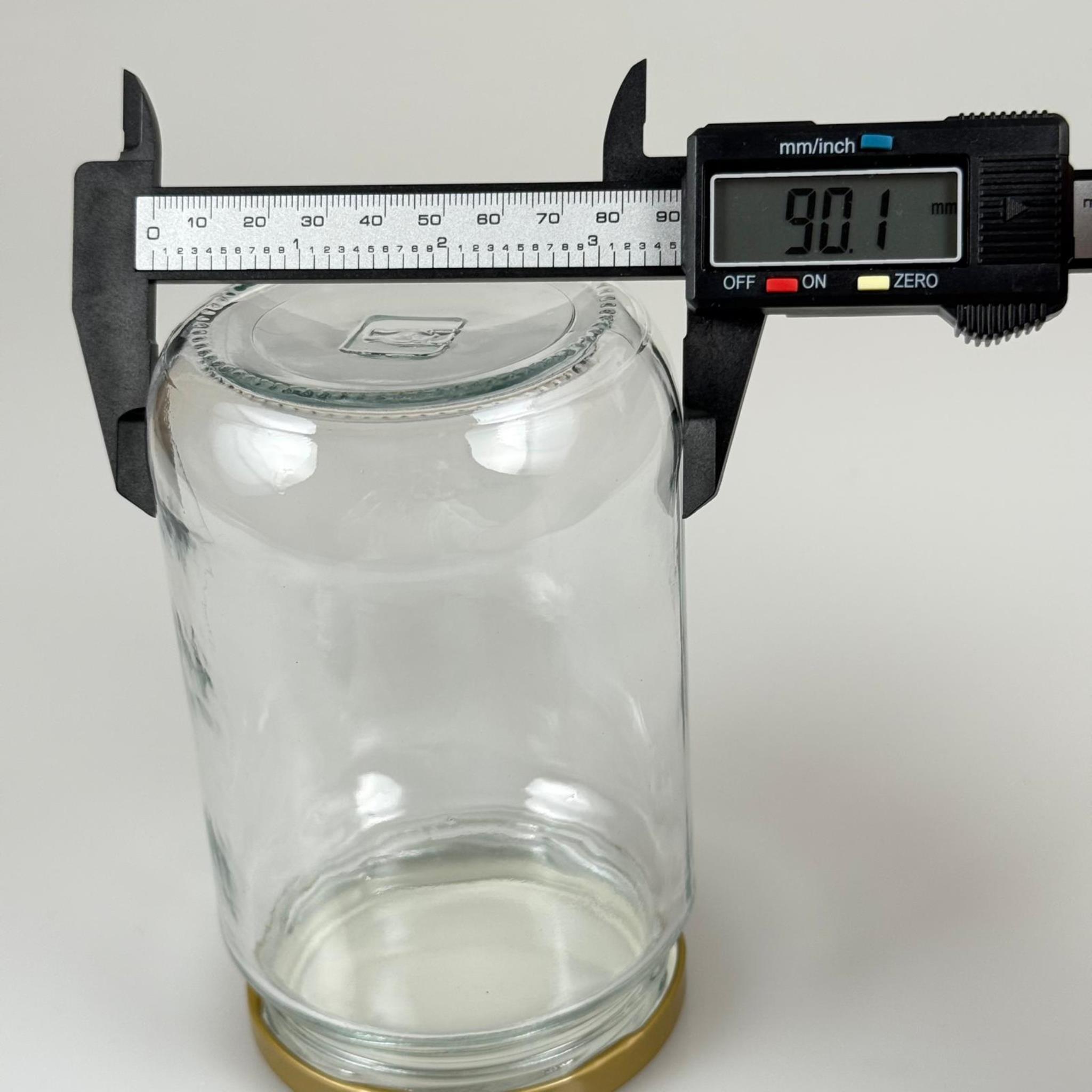 720 CC CAM KAVANOZ - GOLD KUŞAKLI METAL KAPAKLI - 720 ML BAL , PEKMEZ , KONSERVE , MAGNOLİA VB KAVANOZLARI