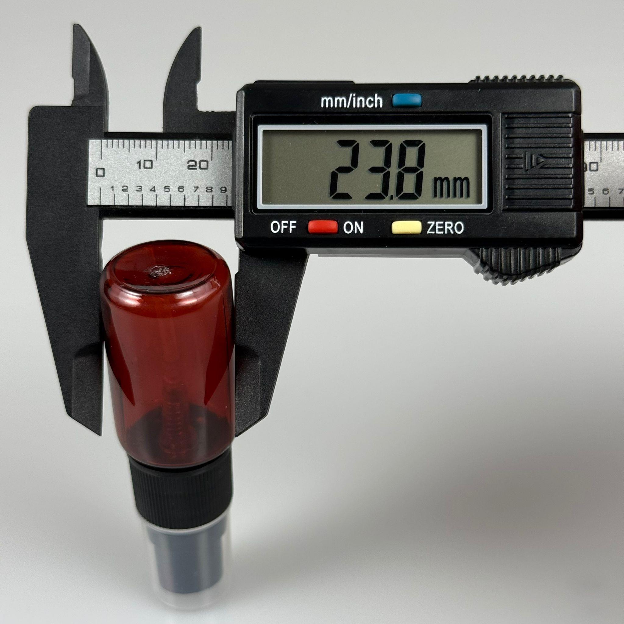 10 CC AMBER PET ŞİŞE - SİYAH SPREYLİ TESTER 10 ML PLASTİK ŞİŞE