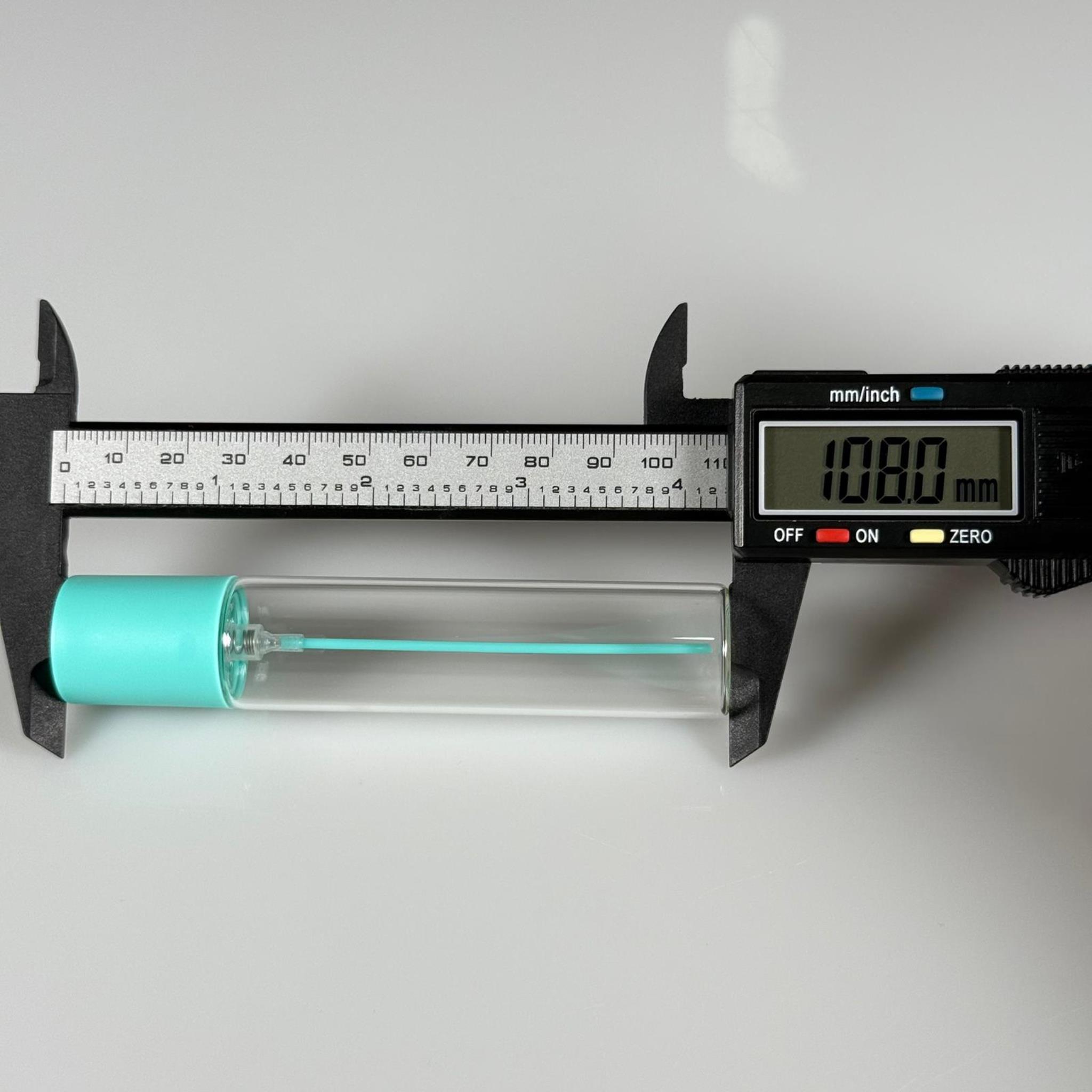 PARFÜM ŞİŞESİ 25 ML - 25 CC PARFÜM AMBALAJI VALFLİ (GEÇME AĞIZ) CAM KALEM PARFÜM İÇİN ŞİŞELERİ - TURKUAZ SPREY + KAPAKLI SET TAKIM