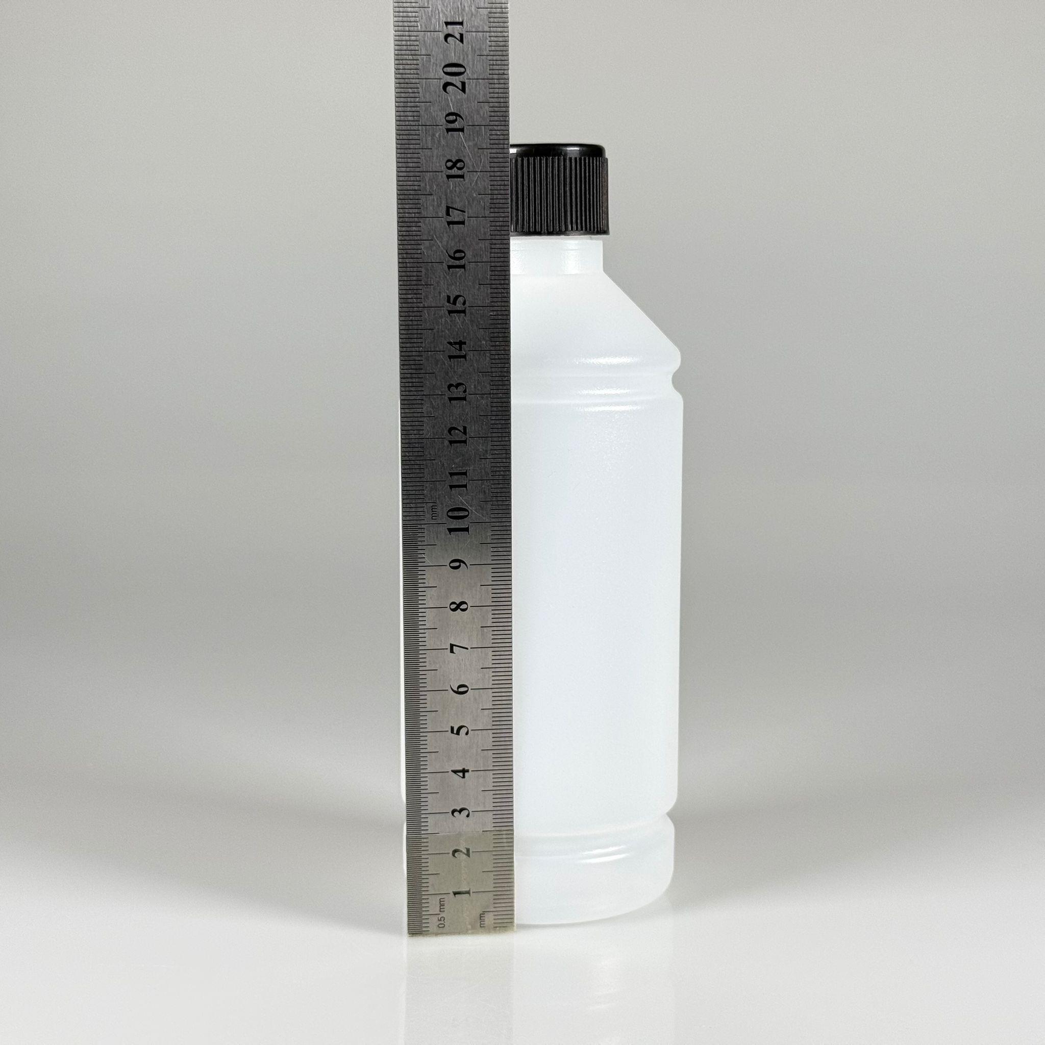 500 CC TİNER ŞİŞESİ - SİYAH ÇOCUK EMNİYET KİLİTLİ KAPAKLI - 500 ML KİMYASALA DAYANIKLI PLASTİK ŞİŞE - 0,5 LT POLİETİLEN ŞİŞE