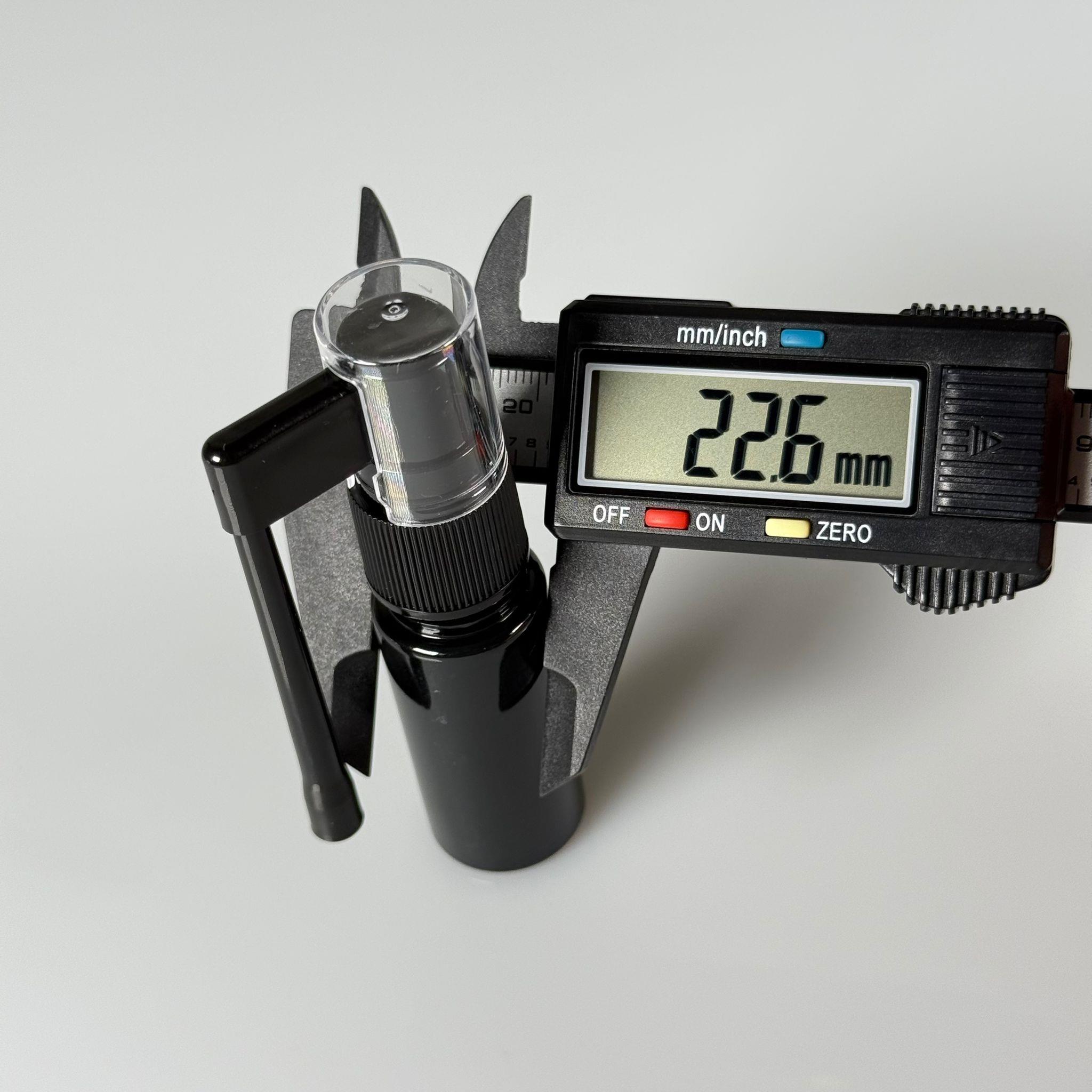 30 CC SİYAH KALIN PET ŞİŞE- SİYAH ORAL BOĞAZ SPREYLİ 30 ML PLASTİK ŞİŞE