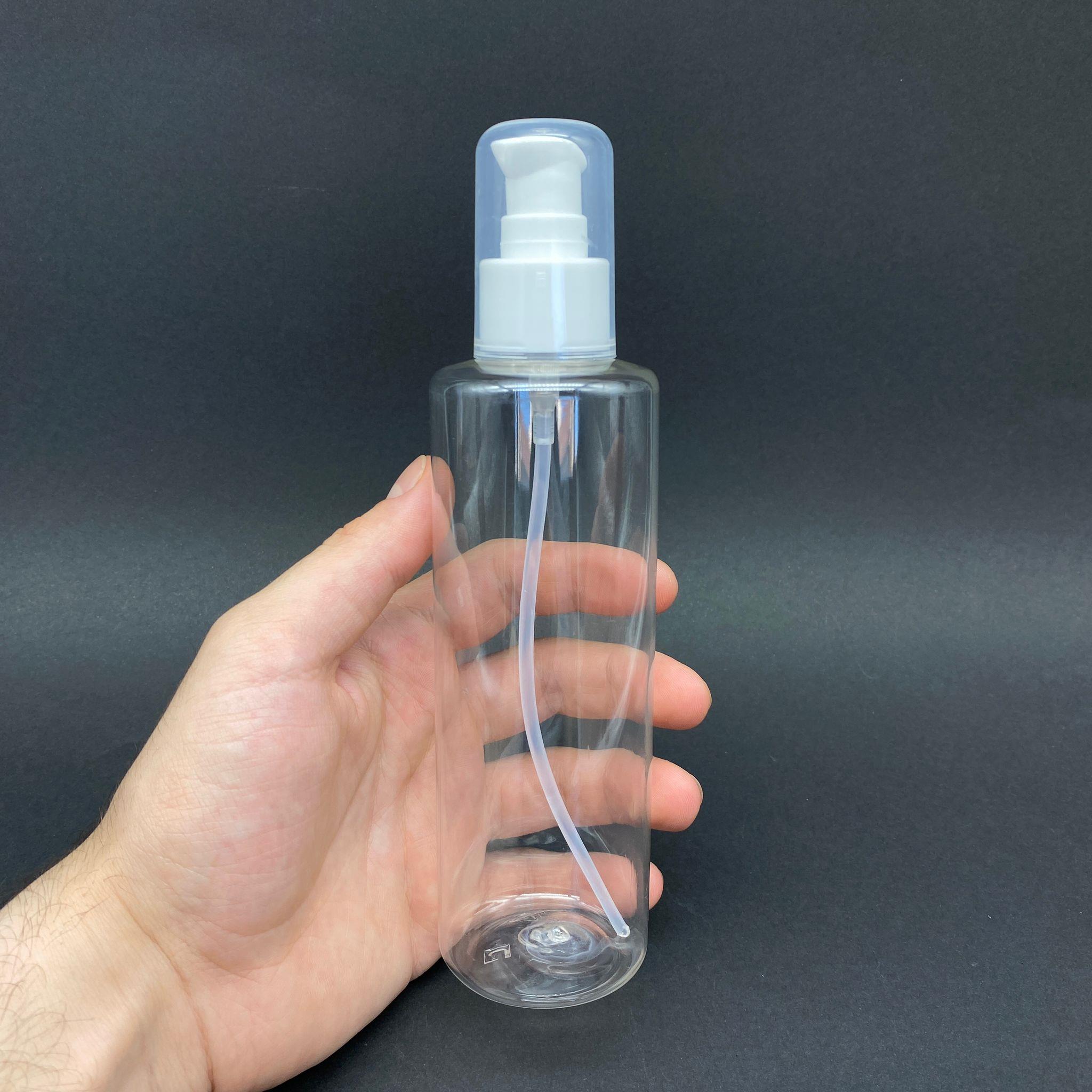 250 CC PET ŞİŞE - BEYAZ LOSYON POMPALI - 250 ML POMPALI PLASTİK ŞİŞE