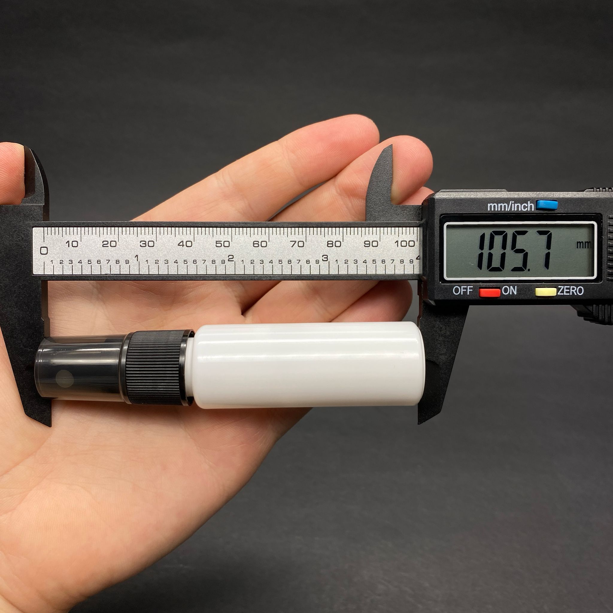 20 CC BEYAZ PET ŞİŞE - SİYAH SPREYLİ TESTER 20 ML PLASTİK ŞİŞE