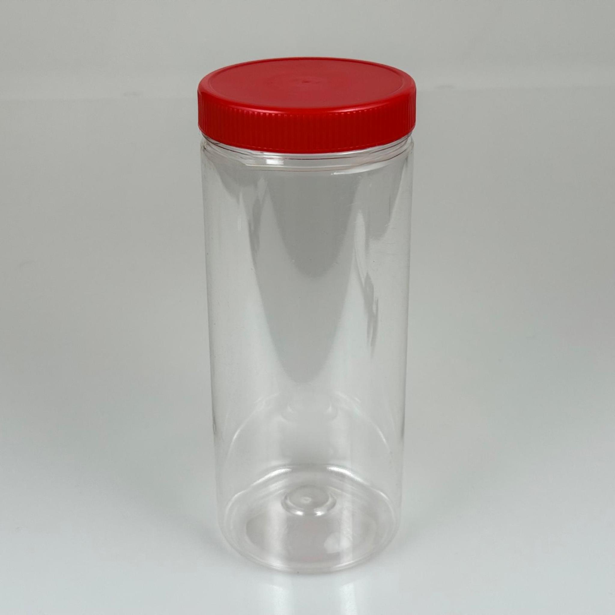 975 CC DOMBY SİLİNDİR PET KAVANOZ - 975 ML SIZDIRMAZ KAPAKLI PLASTİK KAVANOZ - TURŞU, ZEYTİN, KURUYEMİŞ, BAHARAT KAVANOZLARI VB ALANLARDA KULLANILABİLİR