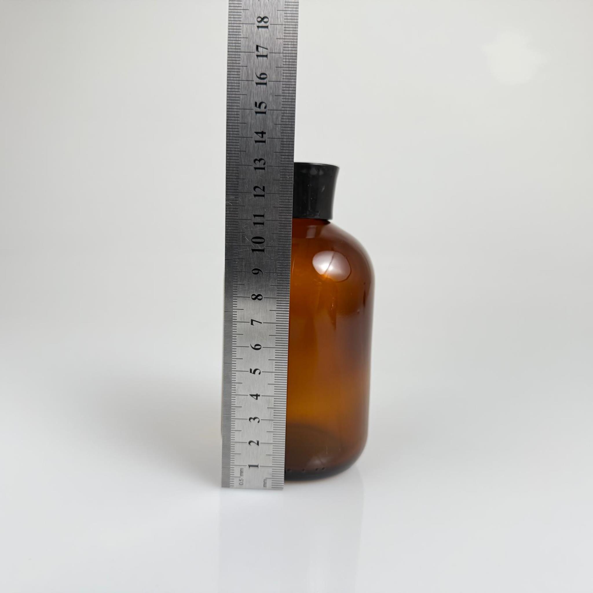 250 CC AMBER CAM BAMBU ODA KOKUSU ŞİŞESİ - 250 ML ÇUBUKLU BAMBU ODA KOKUSU ŞİŞESİ - DİFÜZÖR ŞİŞE- CAM ŞİŞE + SİYAH LÜX KAPAK + SİYAH TIPA