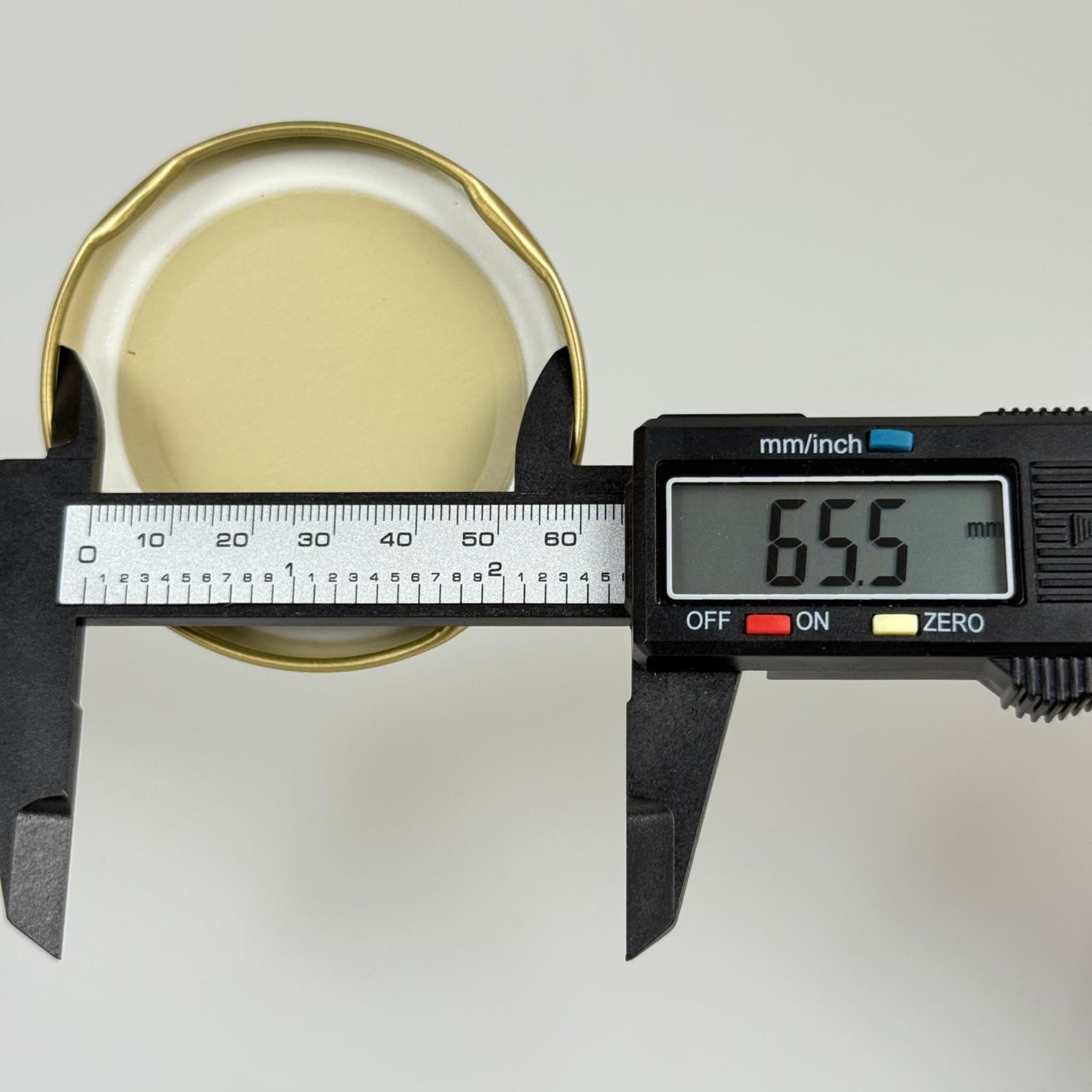 66 MM TWİST-OFF GOLD DÜZ (MC066RTS451) RP10 - SİLGAN MARKA KAVANOZ KAPAĞI - METAL KONSERVE KAPAK