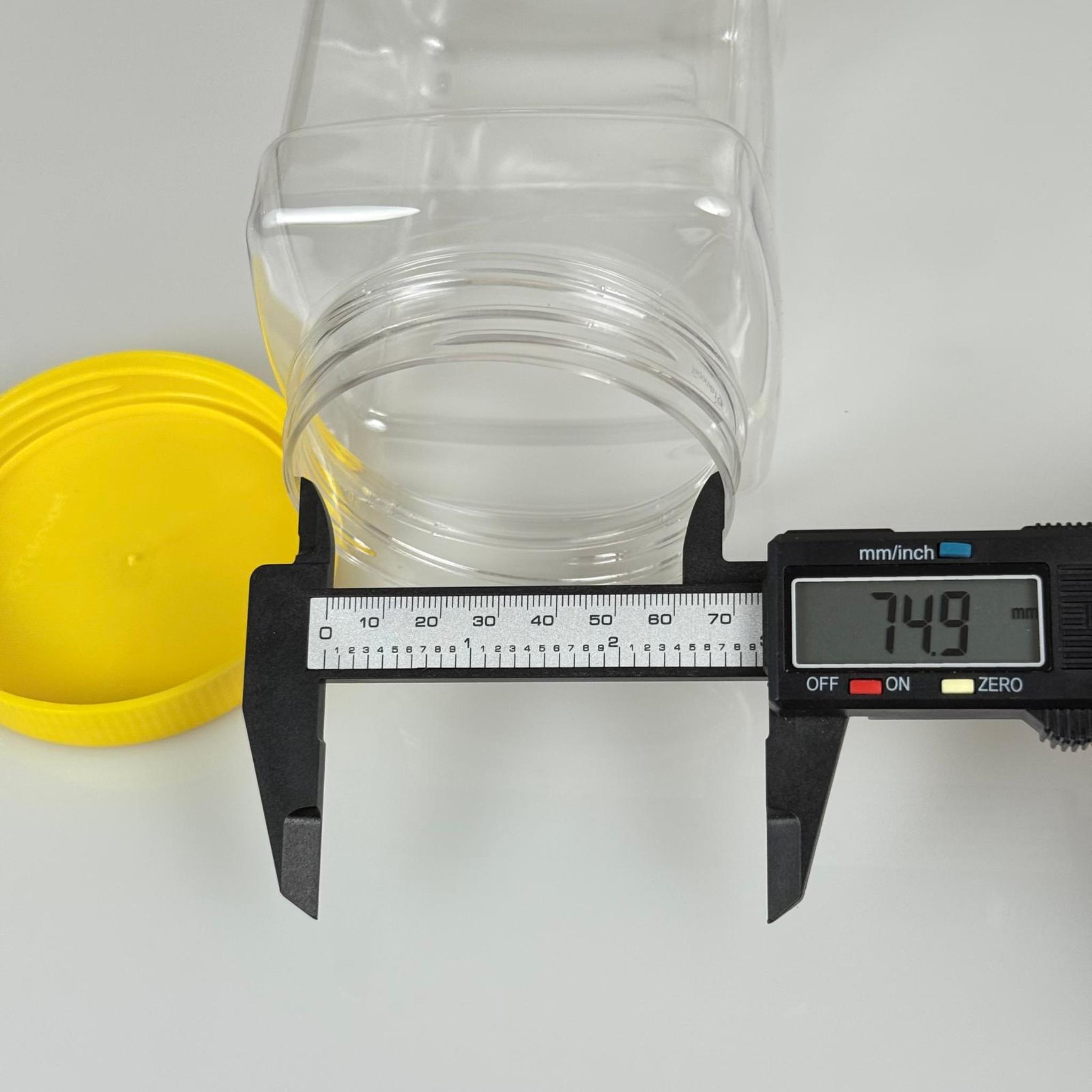 1000 CC DOMBY KARE PET KAVANOZ - 1 LİTRE SIZDIRMAZ KAPAKLI PLASTİK KAVANOZ - TURŞU, ZEYTİN, KURUYEMİŞ, BAHARAT KAVANOZLARI VB ALANLARDA KULLANILABİLİR