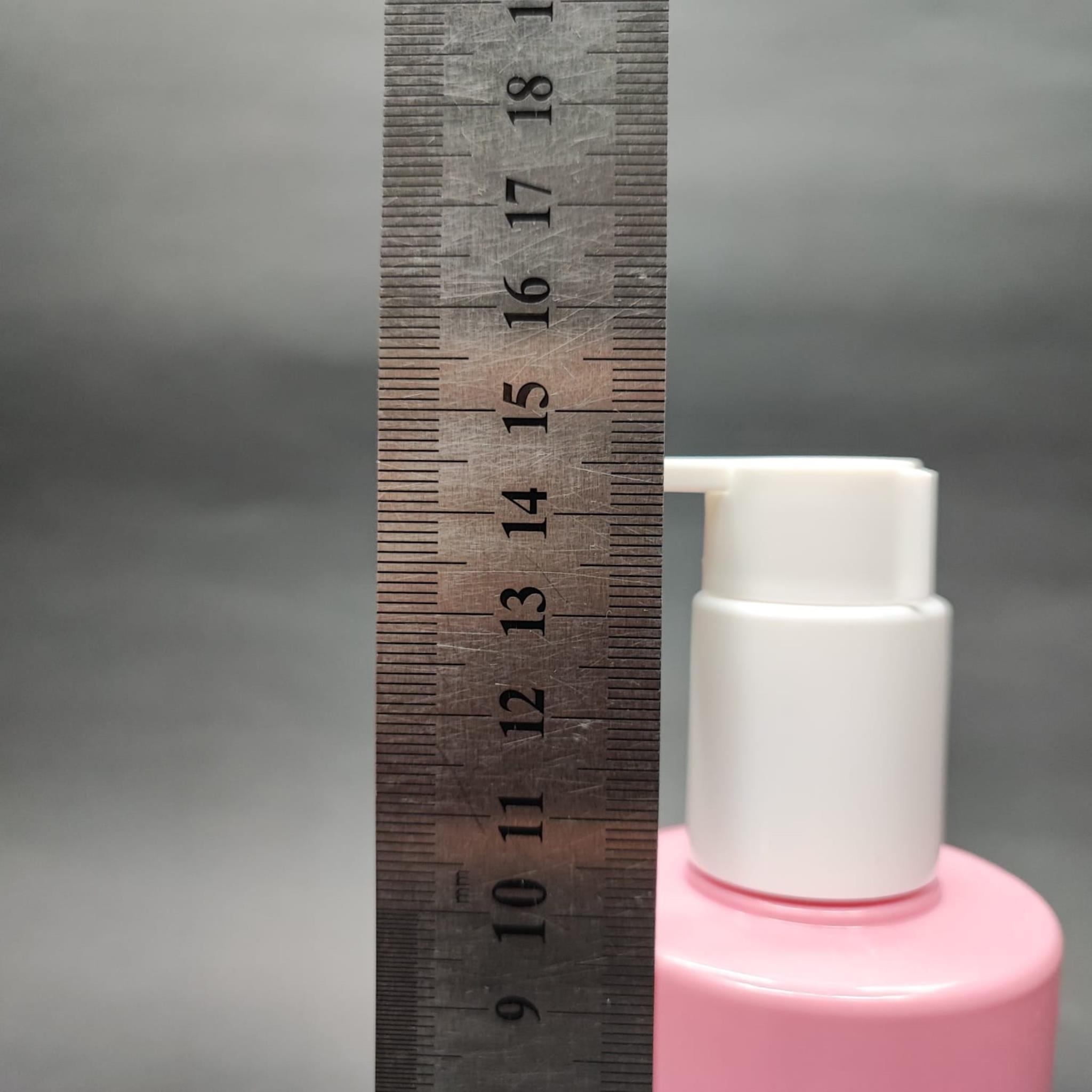 200 CC KÜT BOYUNLU SİLİNDİR PET ŞİŞE (24 GR) - BEYAZ XAVIER LOSYON POMPALI - 200 ML PLASTİK ŞİŞE - PEMBE