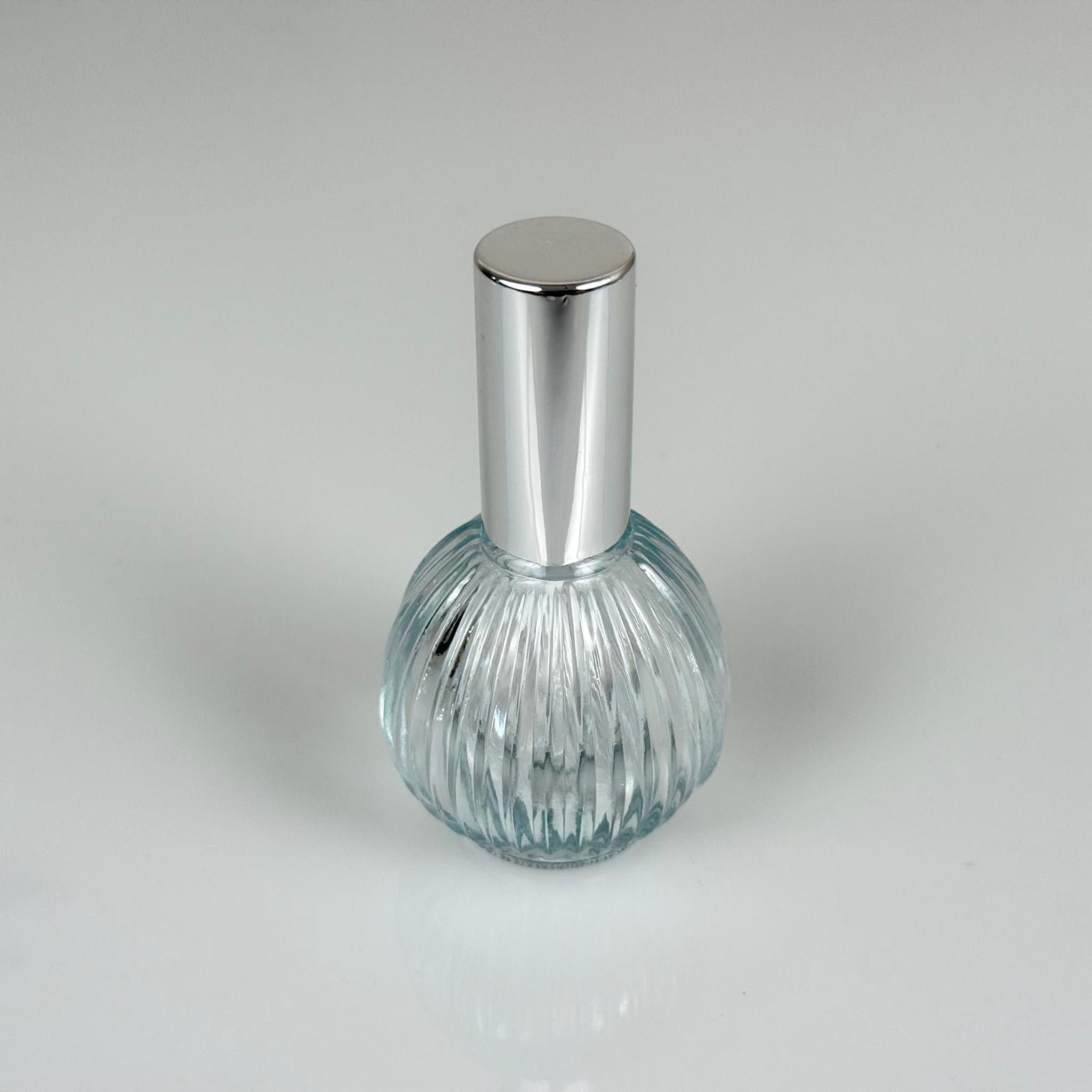 50 CC ÇİZGİLİ TOP CAM ŞİŞE + GÜMÜŞ SPREY FISFIS - 50 ML HEDİYELİK CAM KOLONYA ŞİŞESİ - DÜĞÜN, NİŞAN, SÖZ, KINA, CENAZE, PROMOSYON, PARFÜM İÇİN HEDİYELİK KOLONYA ŞİŞELERİ