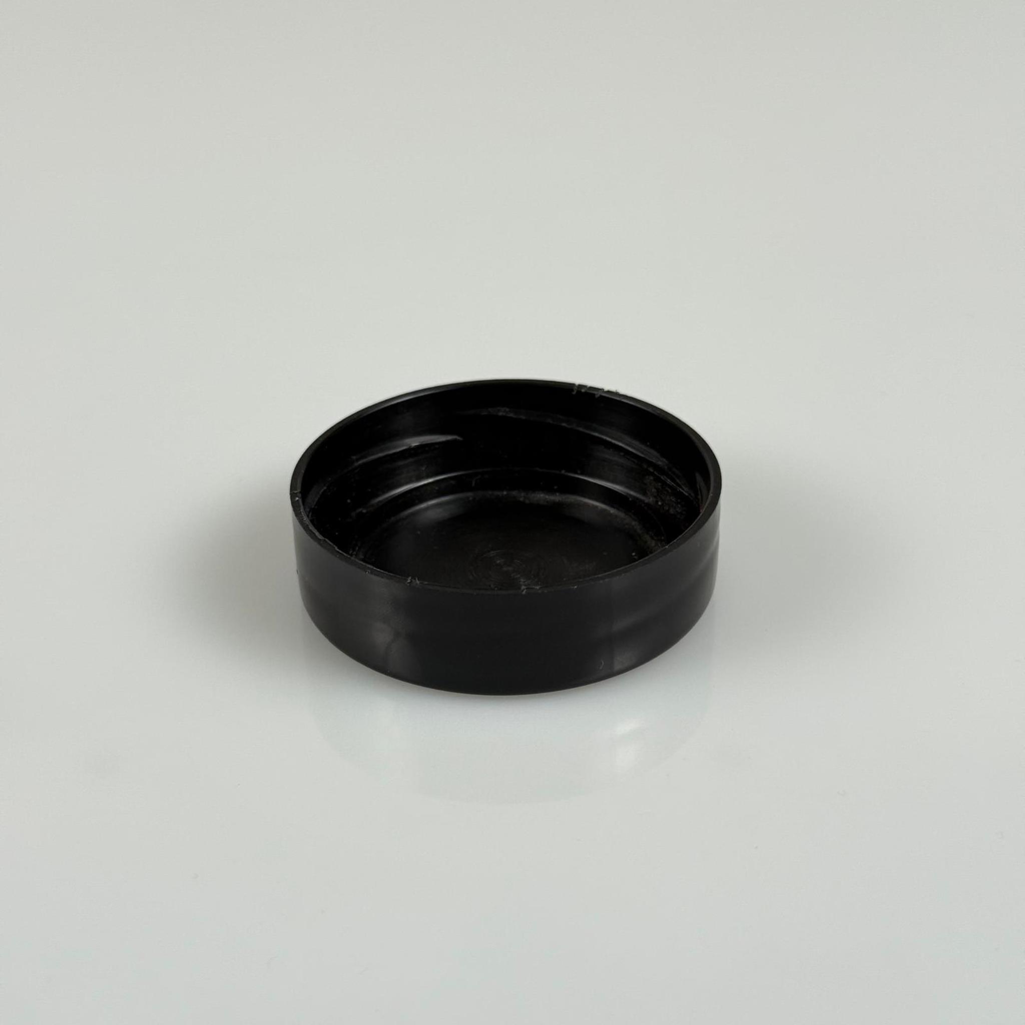 53 MM TWİST-OFF PLASTİK SİYAH KAPAK - 53 MM PLASTİK KAPAK