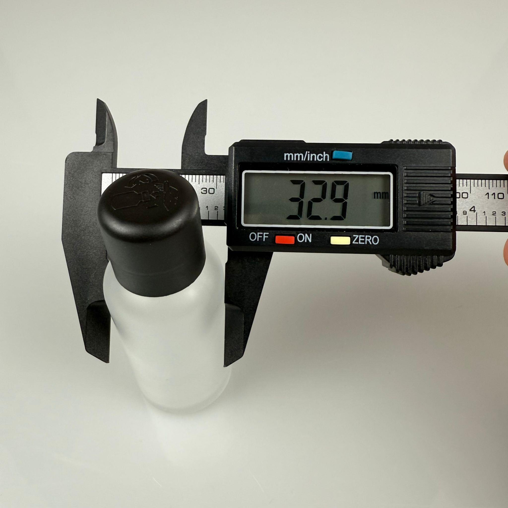 30 CC BUZLU CAM ŞİŞE + İÇTEN DAMLALIKLI ÇOCUK KİLİTLİ SİYAH KAPAK - BUZLU 30 ML KİLİT KAPAKLI DAMLATMALI ŞİŞE