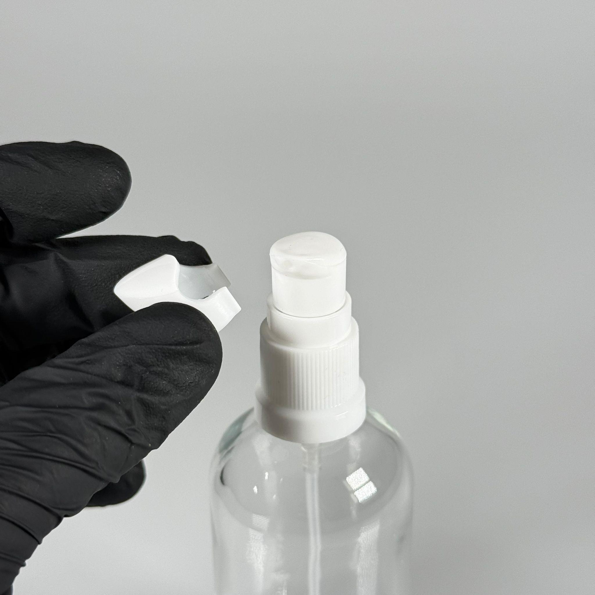 100 CC ŞEFFAF CAM ŞİŞE - SIZDIRMAZ ETEKLİ BEYAZ LOSYON POMPALI TAKIM - 100 ML LOSYON ŞİŞESİ - YAĞ, KREM GİBİ YOĞUN KIVAMLI SIVILAR İÇİN CAM AMBALAJ