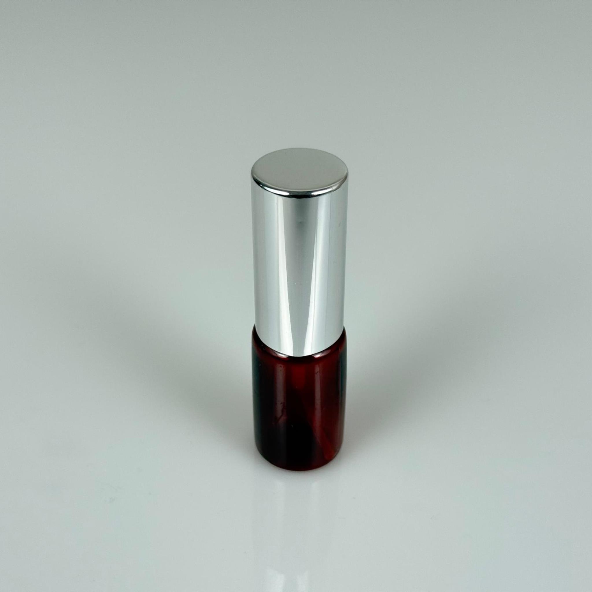 10 ML PET KOLONYA, PARFÜM VB ŞİŞELERİ - METAL ALÜMİNYUM GÜMÜŞ KAPAK + VİDALI SPREY + 10 CC AMBER SHOT ŞİŞE SET TAKIM