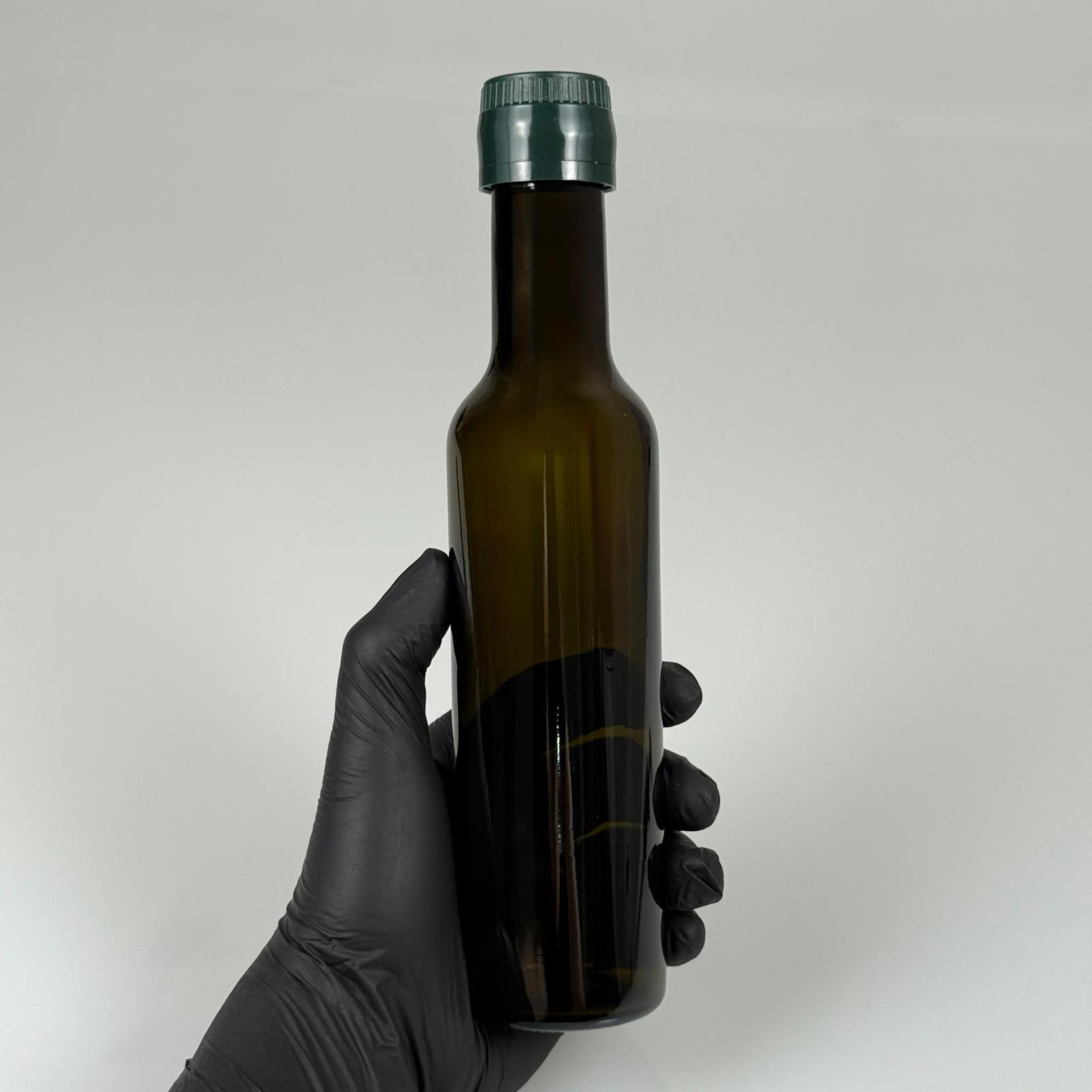 250 CC YEŞİL CESENA MODEL DORİCA CAM ŞİŞE - YEŞİL AKITICILI DROP STOP KİLİTLİ KAPAKLI - 250 ML CESENA ŞİŞE - YEŞİL