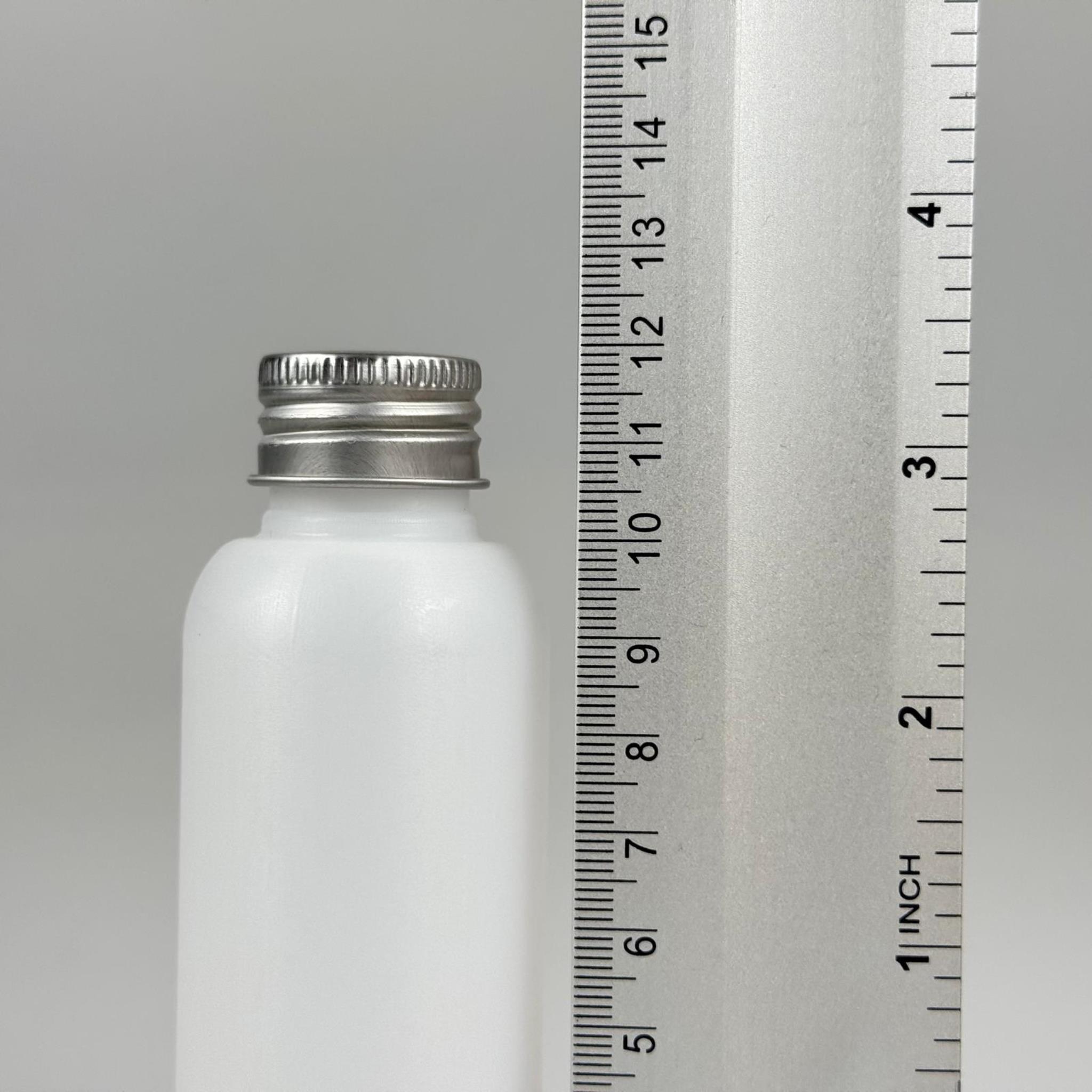 100 CC NATÜREL SERT POLİETİLEN ŞİŞE + GÜMÜŞ METAL KAPAKLI ( 24 MM ) + PLASTİK TIPALI - 100 ML SERT POLİETİLEN ASETON ŞİŞESİ